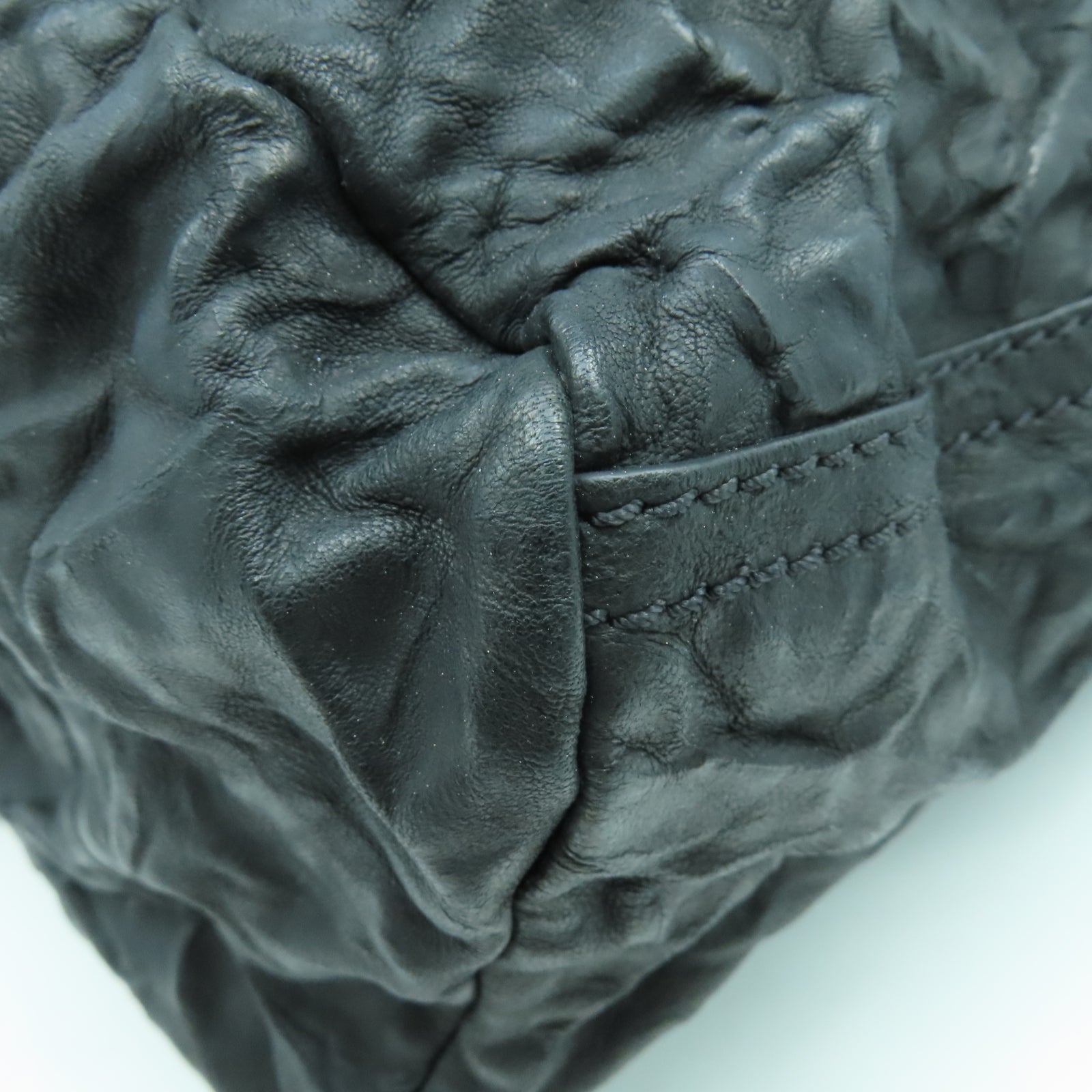 GIVENCHY 牛皮皮革Mini Pandora金扣手挽肩背兩用袋黑色