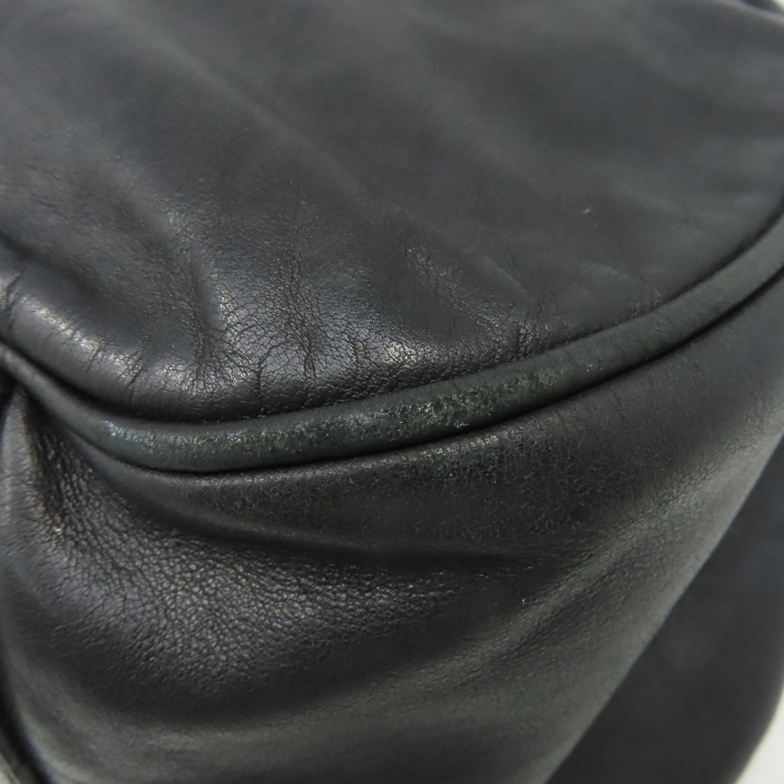 PRADA 牛皮皮革Shoulder Bag肩背袋黑色