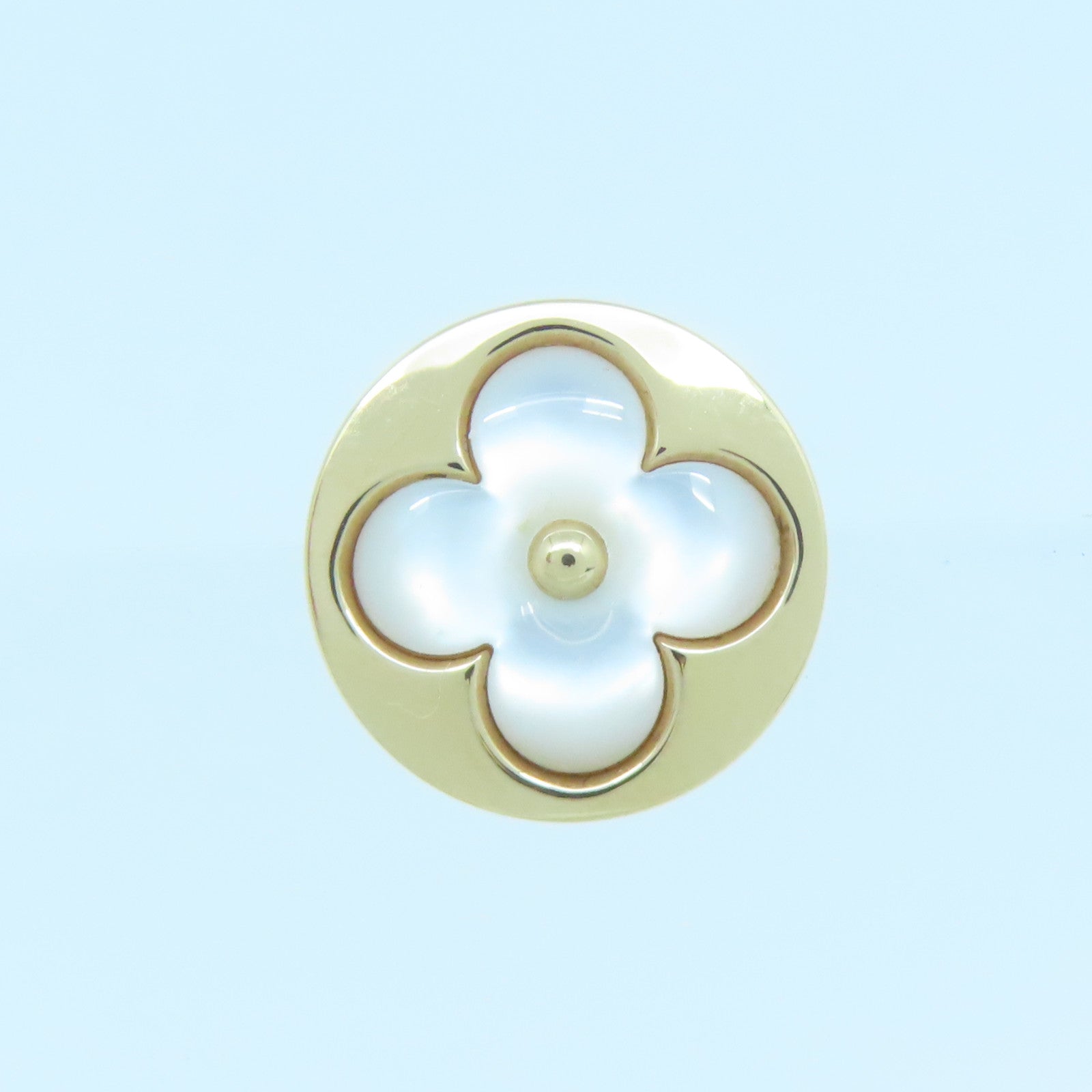 LOUIS VUITTON 【激減優惠】18K黃金Earrings耳環白色金色