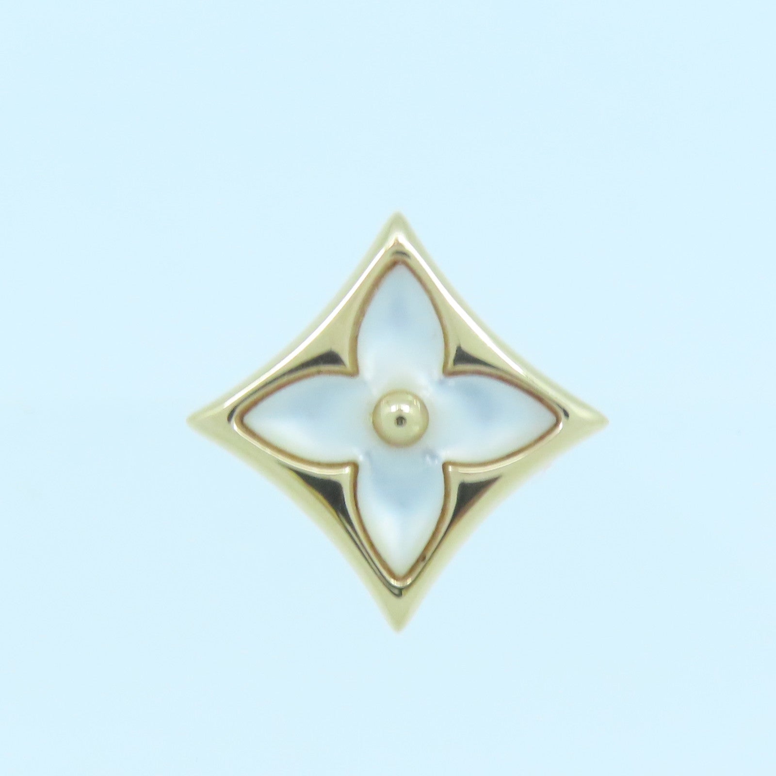 LOUIS VUITTON 【激減優惠】18K黃金Earrings耳環白色金色