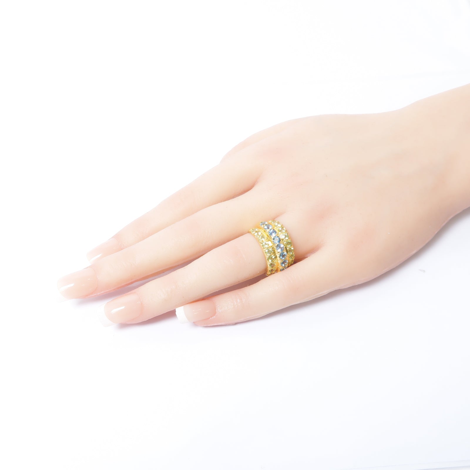 JEWELRY 18K黃金Peridot Ring橄欖石戒指US#6.5