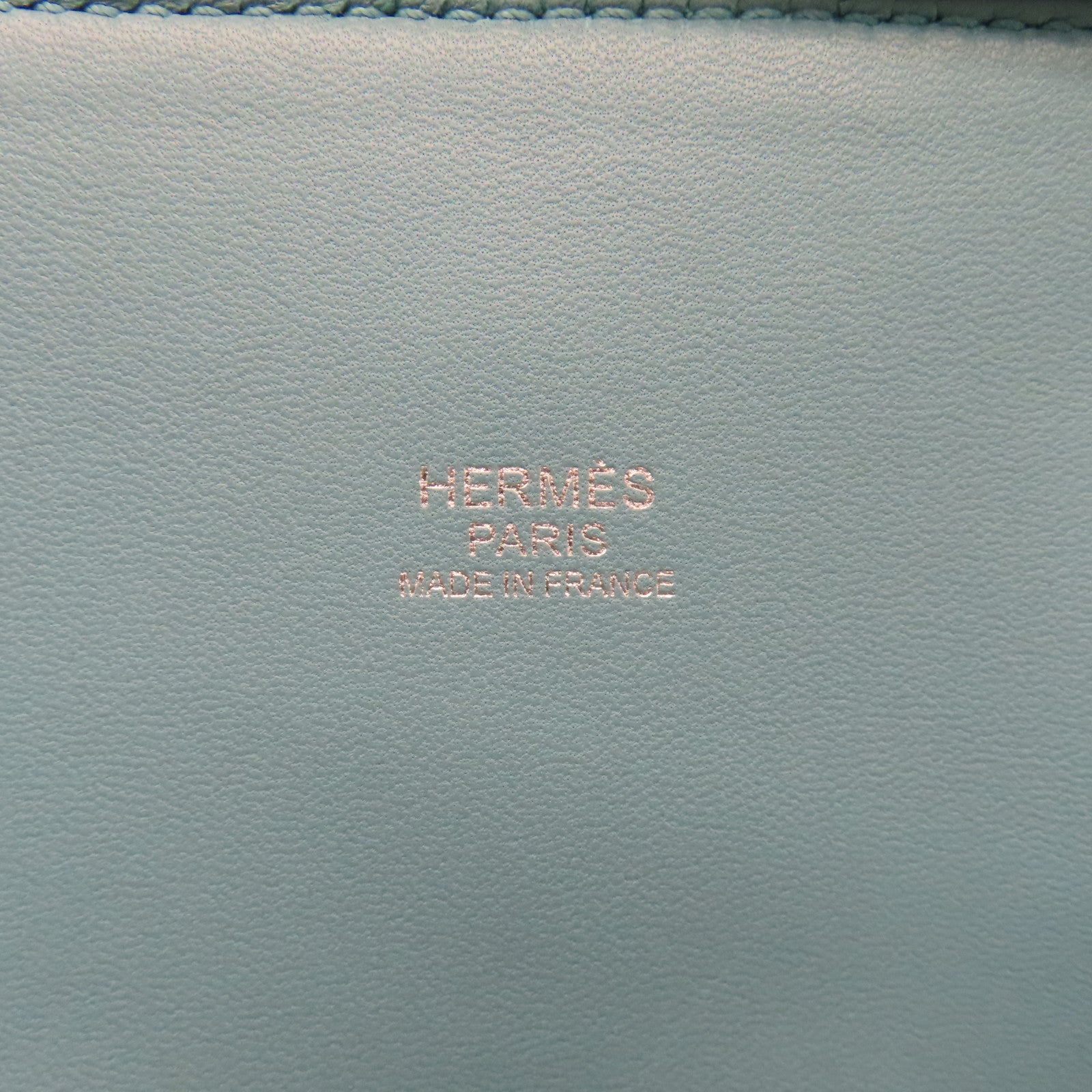 HERMES 【激減優惠】Clemence皮革Bolide 31銀扣手挽肩背兩用袋馬卡龍藍色