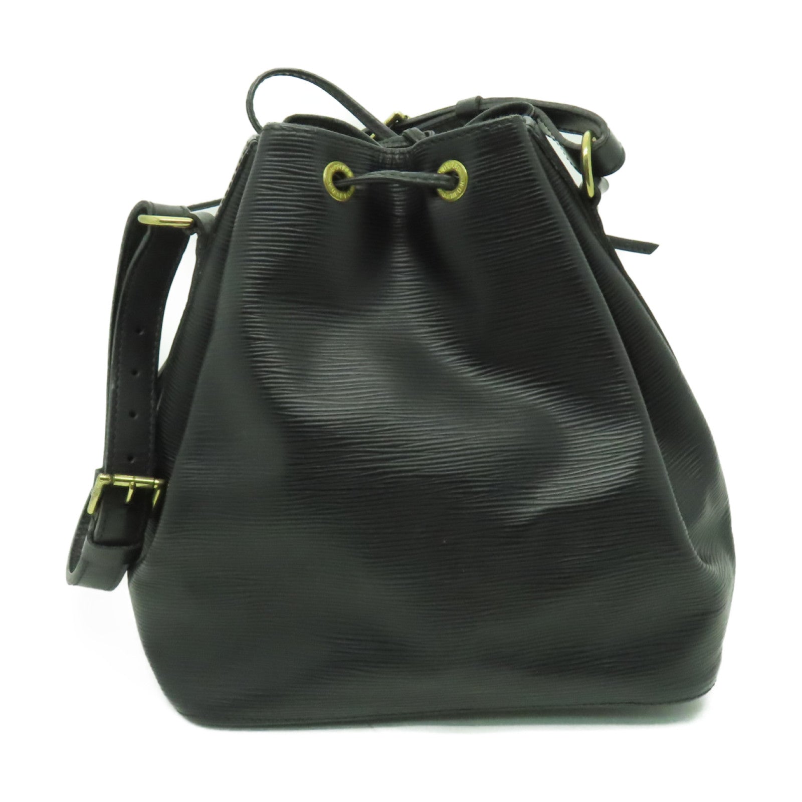 LOUIS VUITTON Epi Petit Noe MM金扣肩背袋黑色