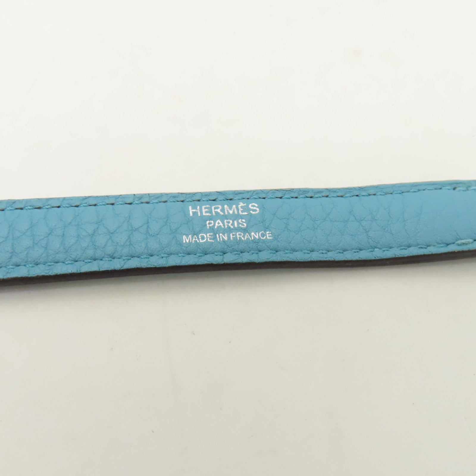 HERMES 【激減優惠】Clemence皮革Bolide 31銀扣手挽肩背兩用袋馬卡龍藍色