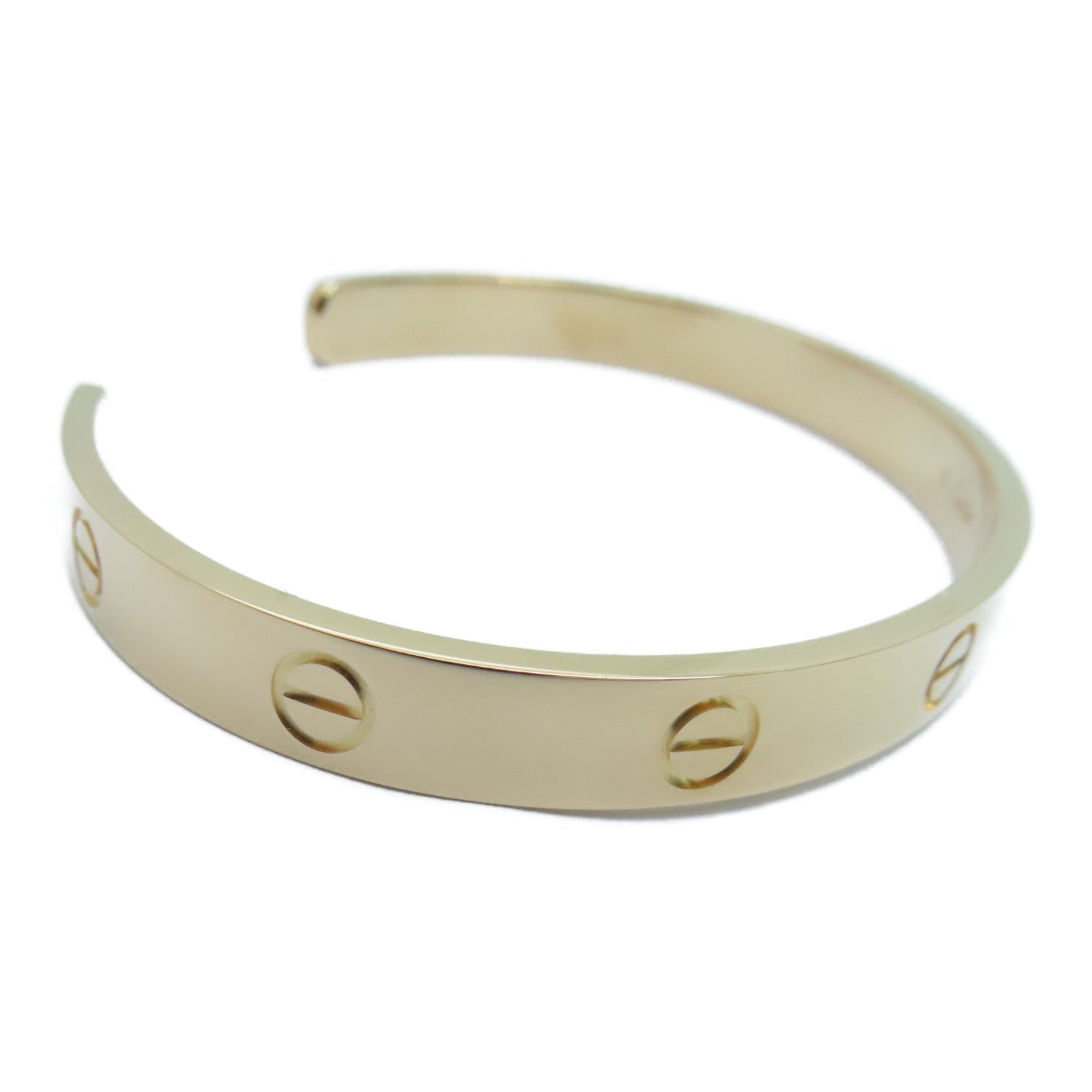 CARTIER 18K玫瑰金Love Blaceret手鐲Cartier#19