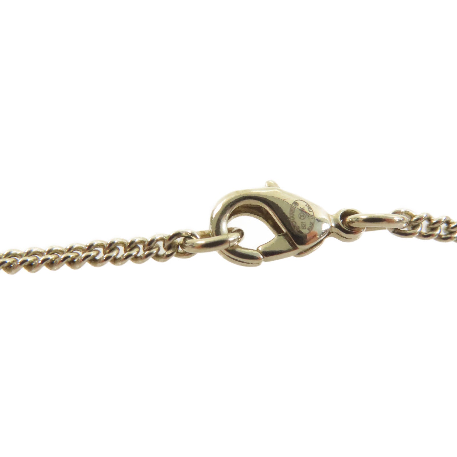 CHANEL 仿珍珠/金屬CC Necklace項鏈珍珠色/黑色/金色