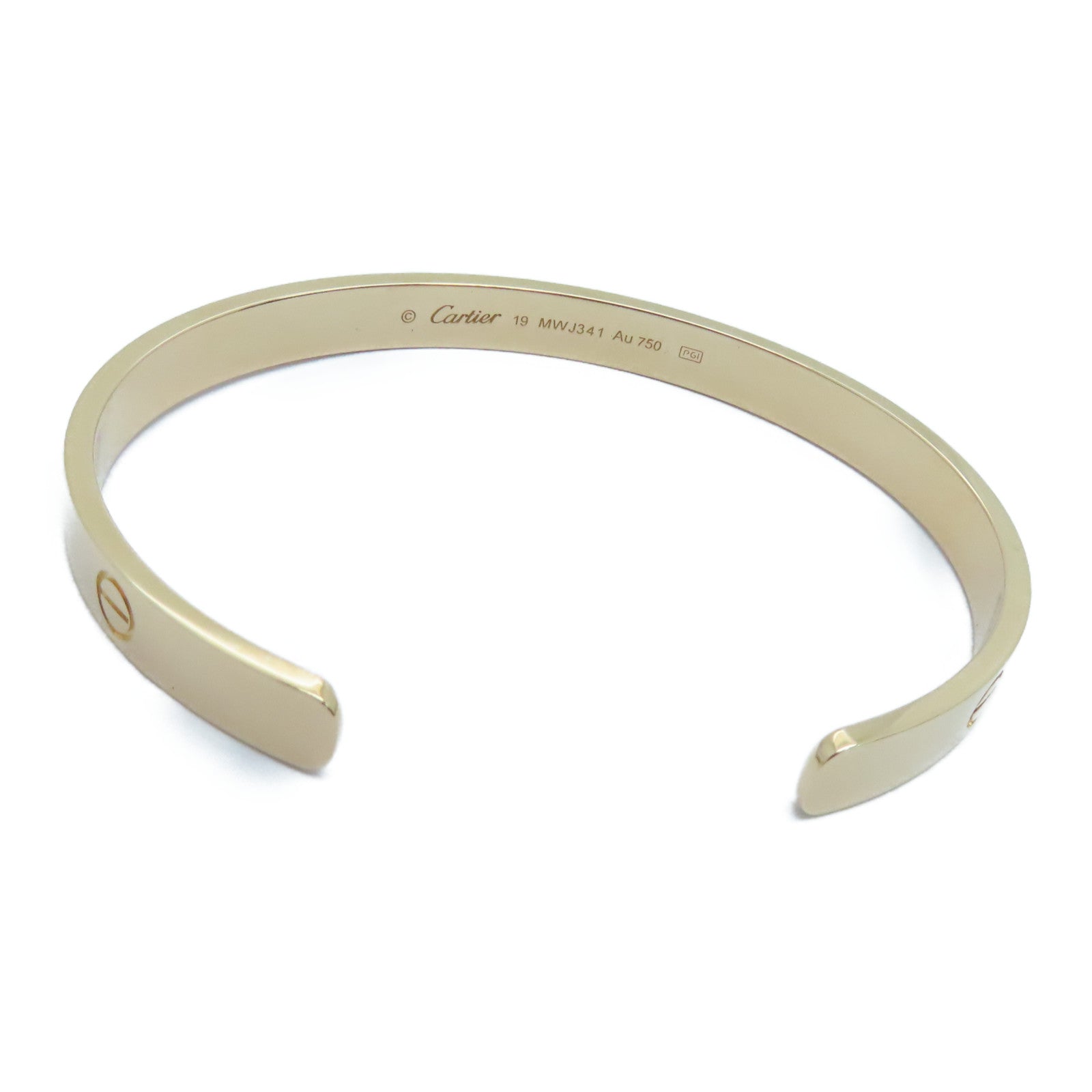 CARTIER 18K玫瑰金Love Blaceret手鐲Cartier#19