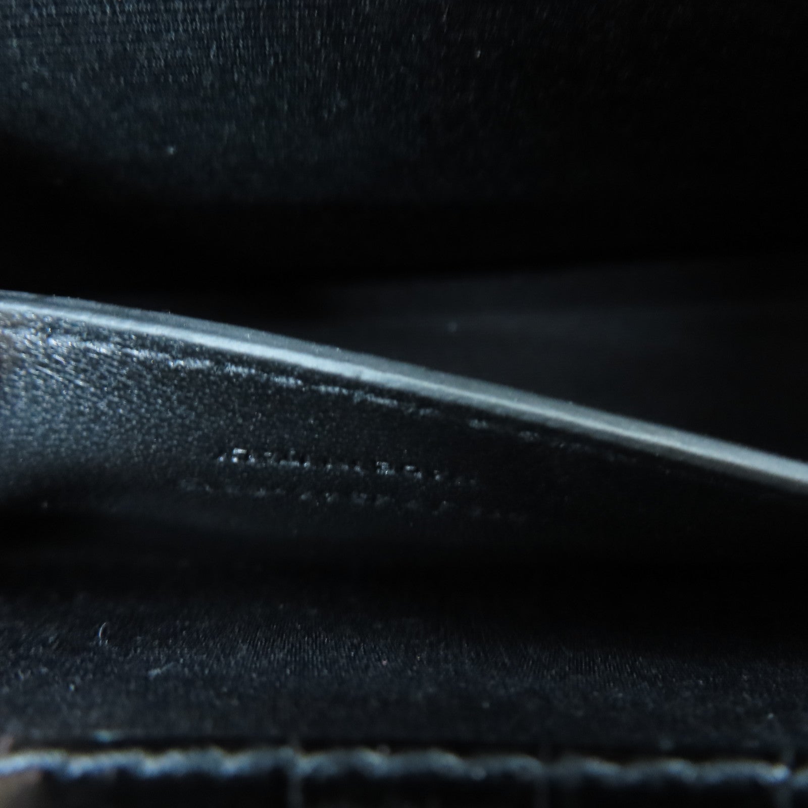 YVES SAINT LAURENT Calf Leather Kate Small Chain Bag Silver Buckle Chain Strap Shoulder Bag Black