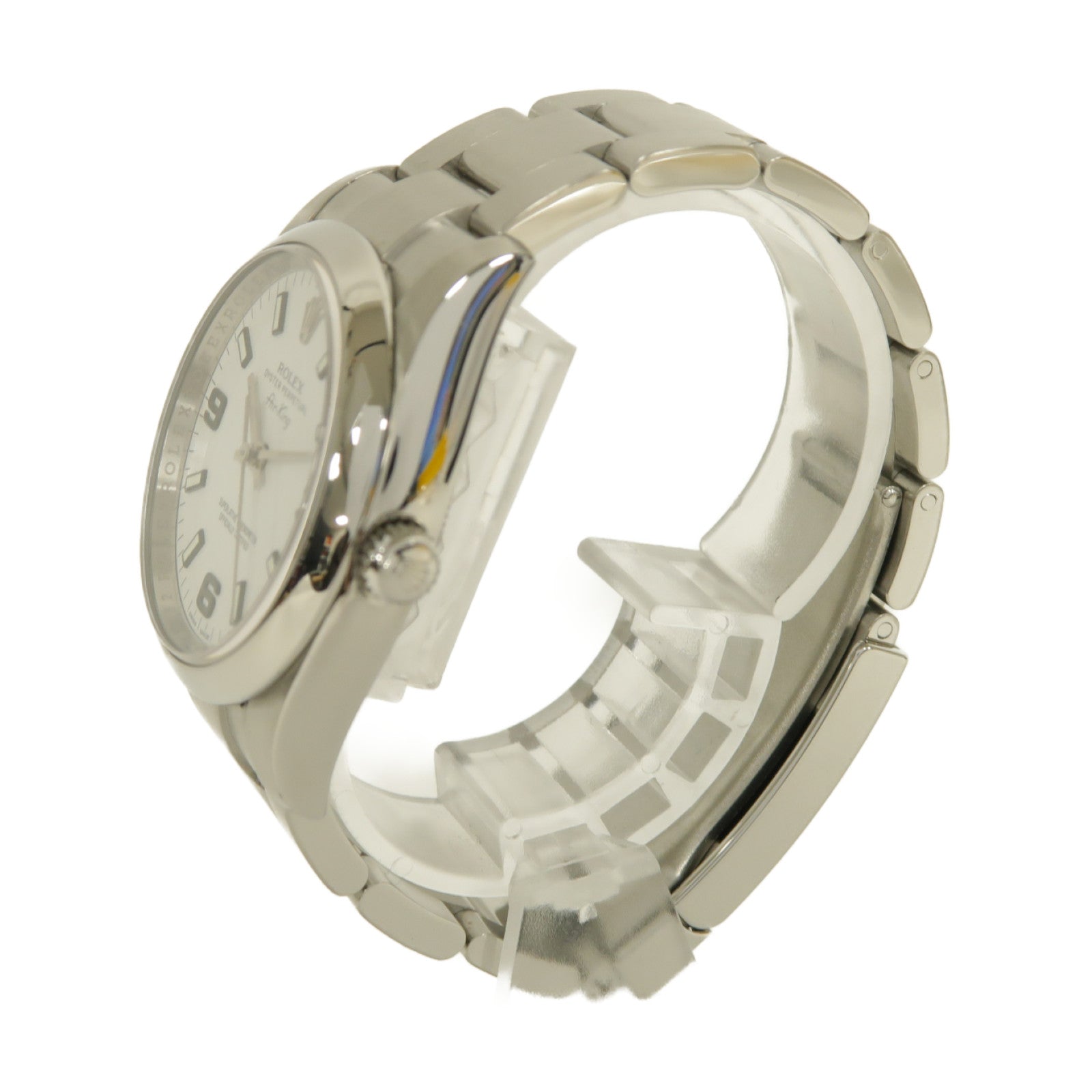 ROLEX Oyster Perpetual不鏽鋼手錶自動機芯白色