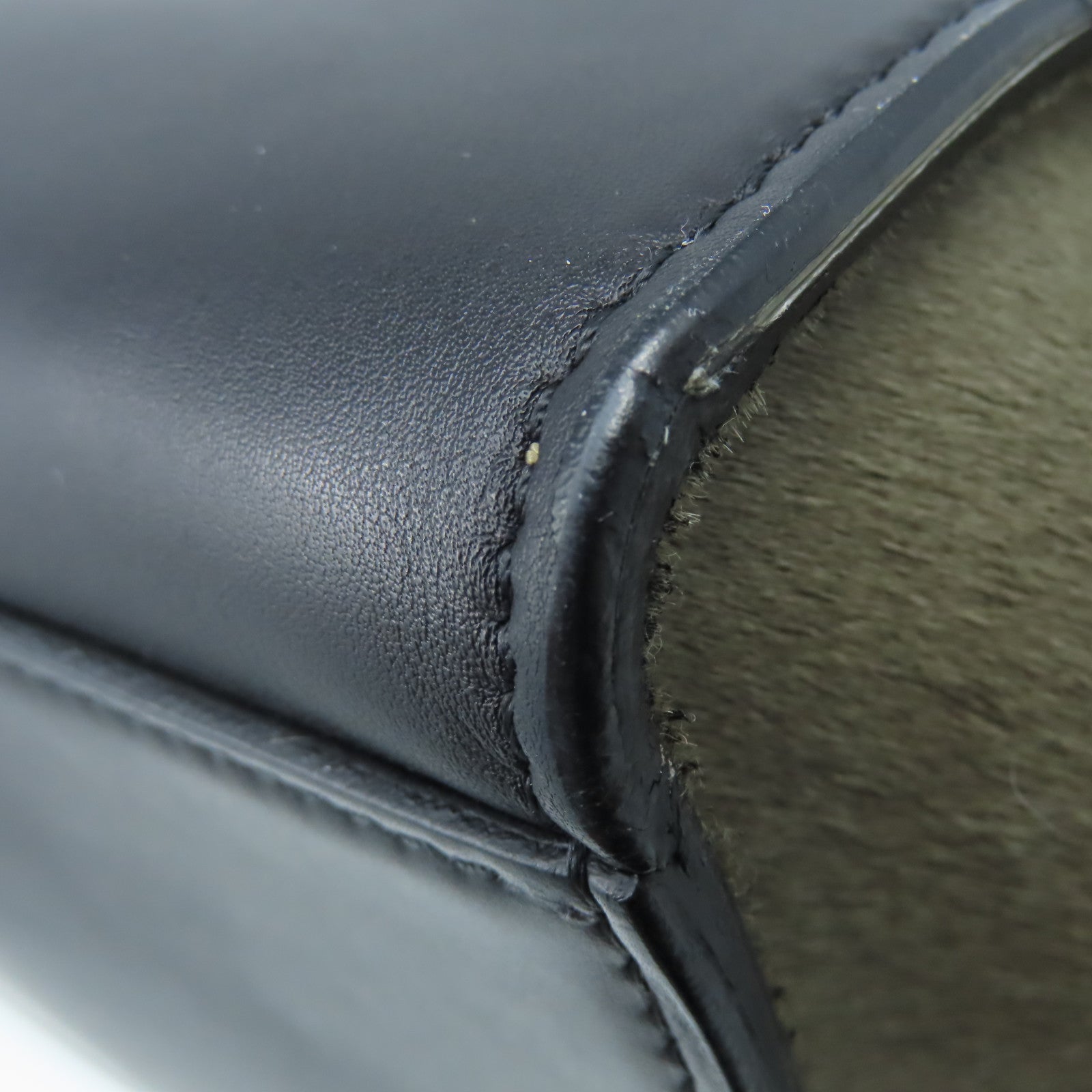 CELINE 馬毛/牛皮皮革Trapeze 2Way Shoulder Bag金扣手挽肩背兩用袋黑色/深藍色/灰色