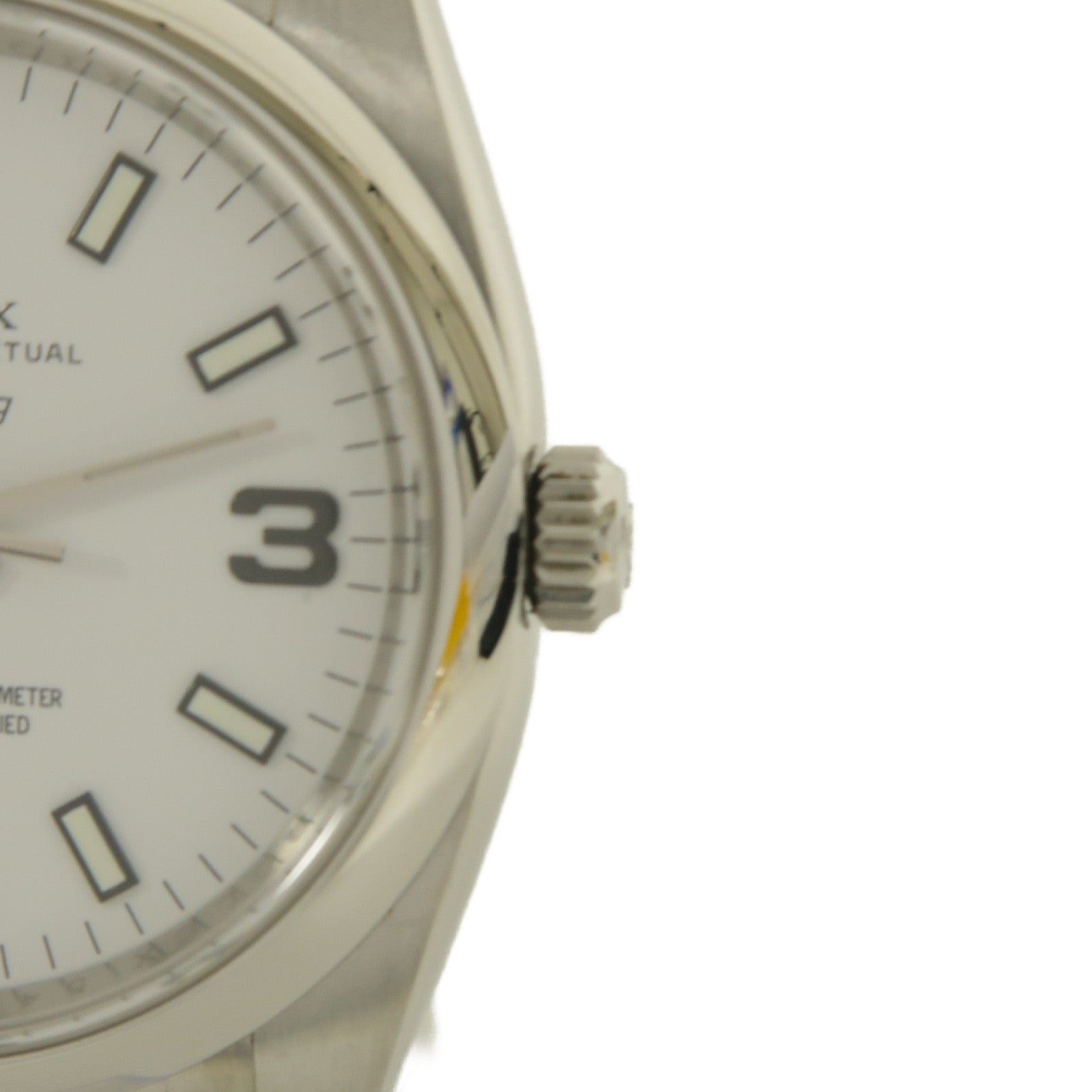 ROLEX Oyster Perpetual不鏽鋼手錶自動機芯白色