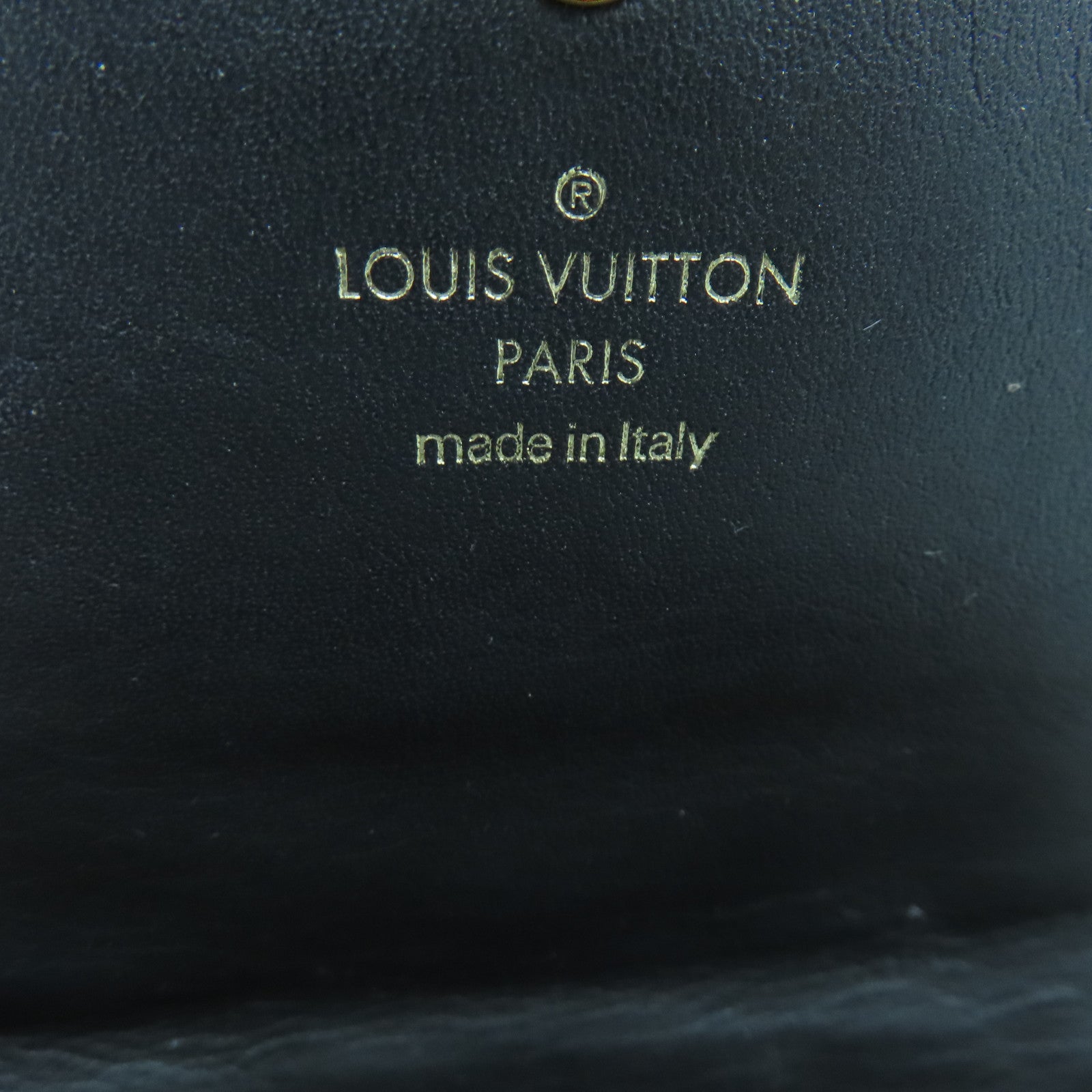 LOUIS VUITTON 牛皮皮革New Wave Long Wallet金扣長錢包黑色