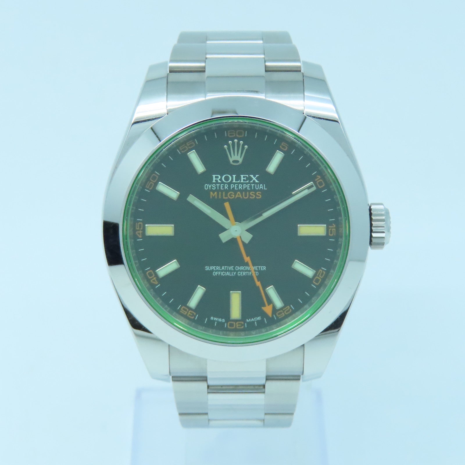 ROLEX Milgauss(2018)不鏽鋼手錶自動機芯綠色
