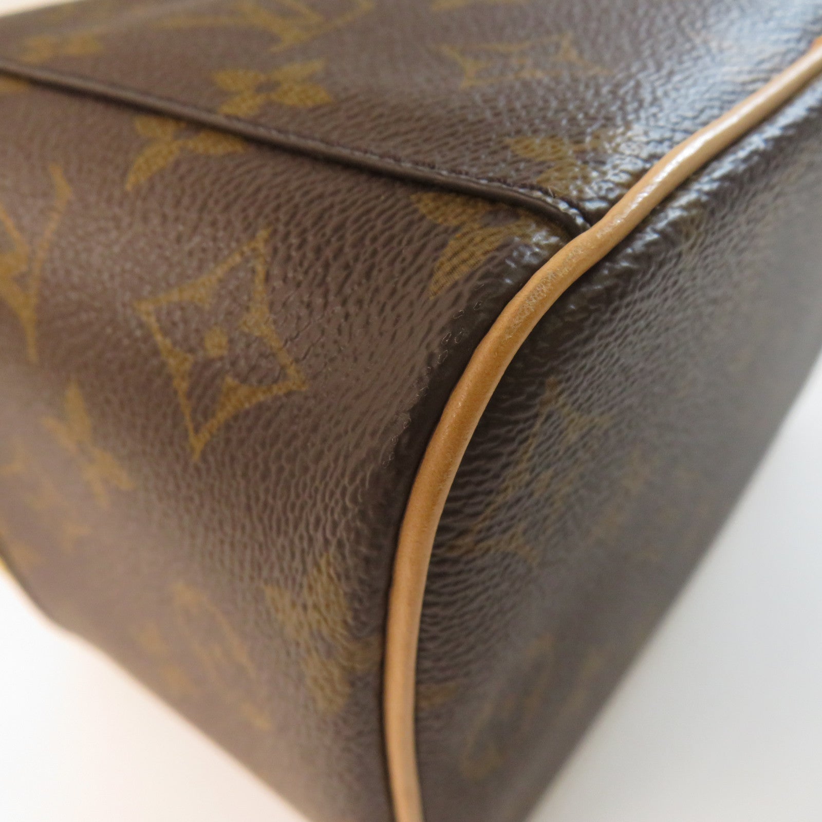 LOUIS VUITTON Monogram Nice Mini Toiletry金扣化妝袋啡色