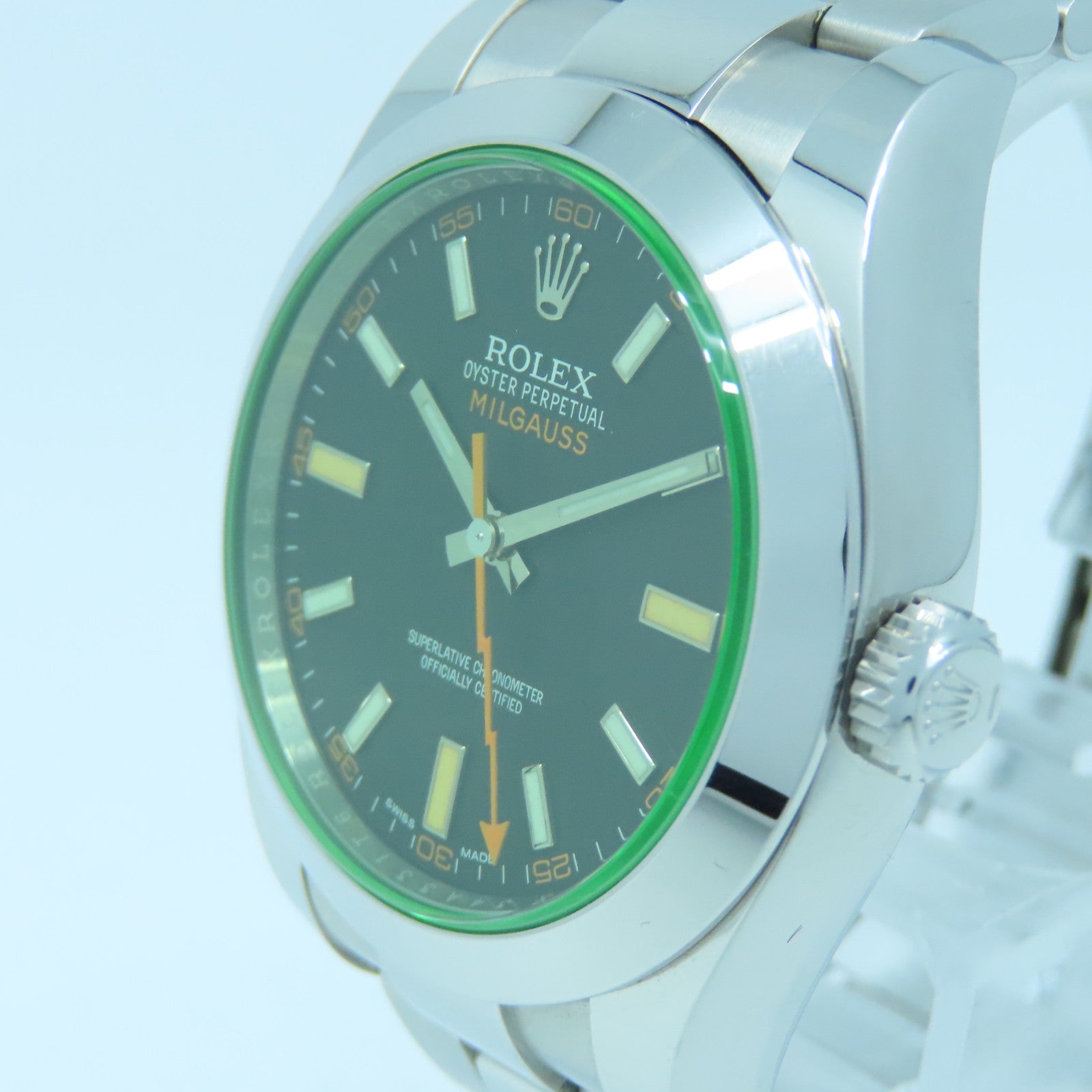ROLEX Milgauss(2018)不鏽鋼手錶自動機芯綠色
