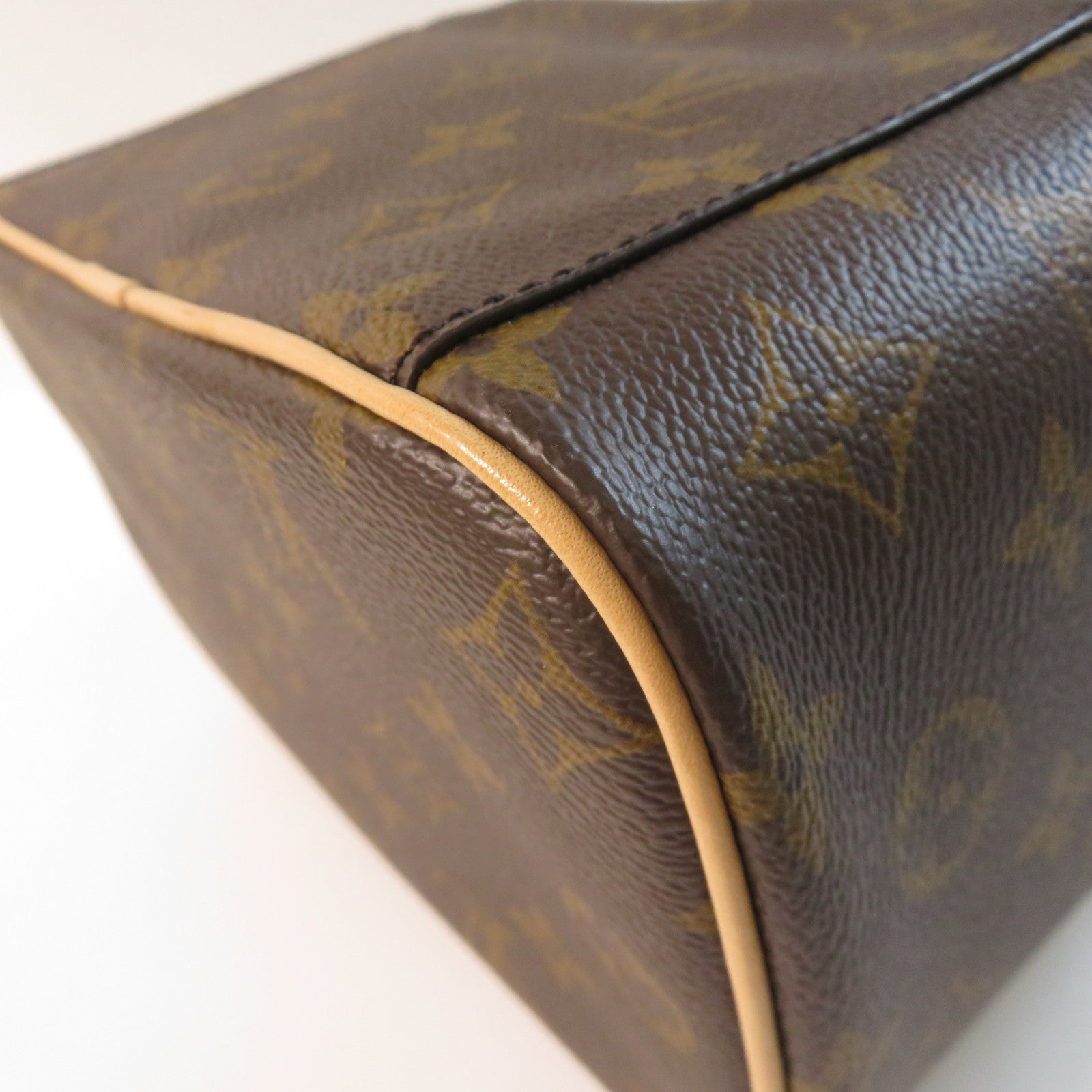 LOUIS VUITTON Monogram Nice Mini Toiletry金扣化妝袋啡色