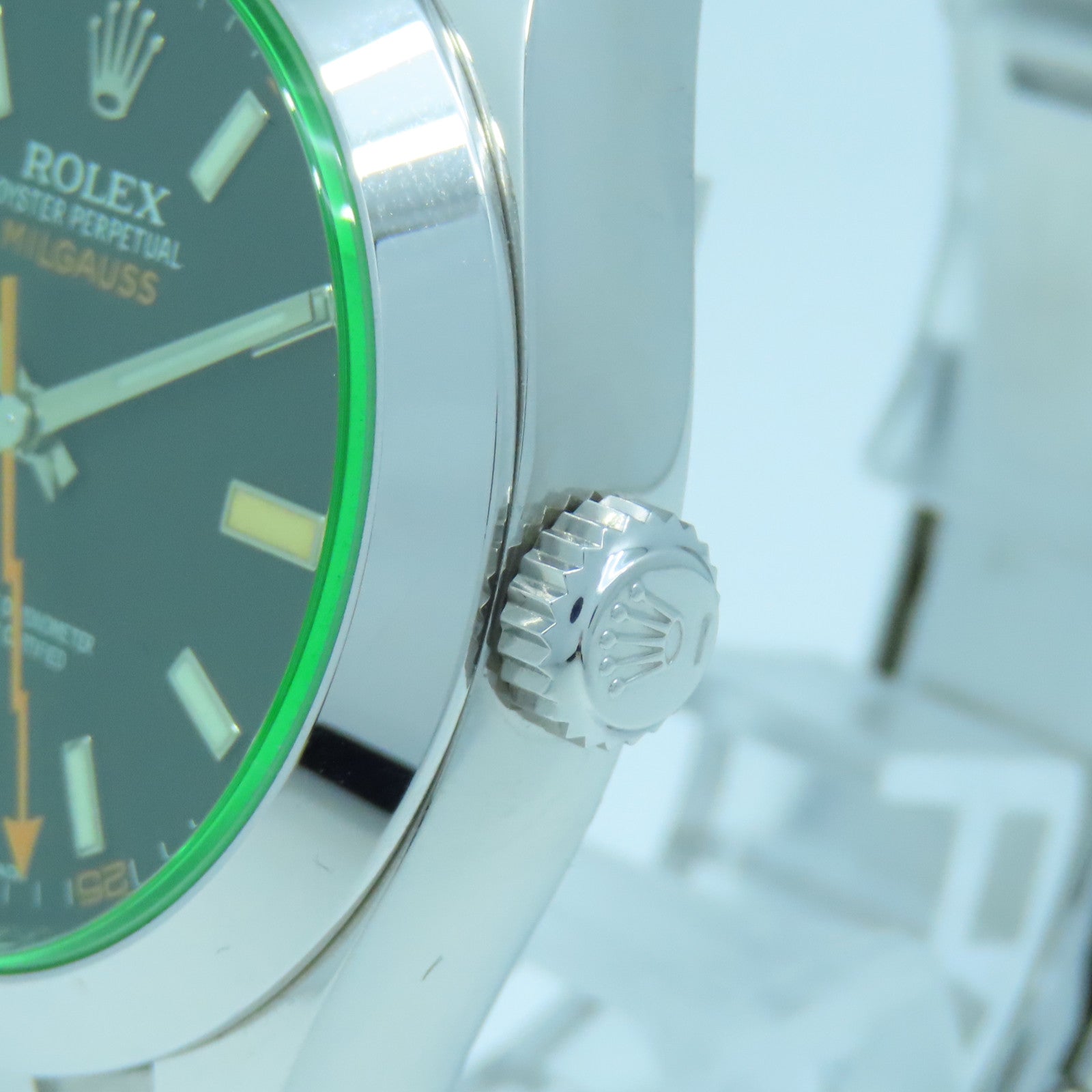 ROLEX Milgauss(2018)不鏽鋼手錶自動機芯綠色