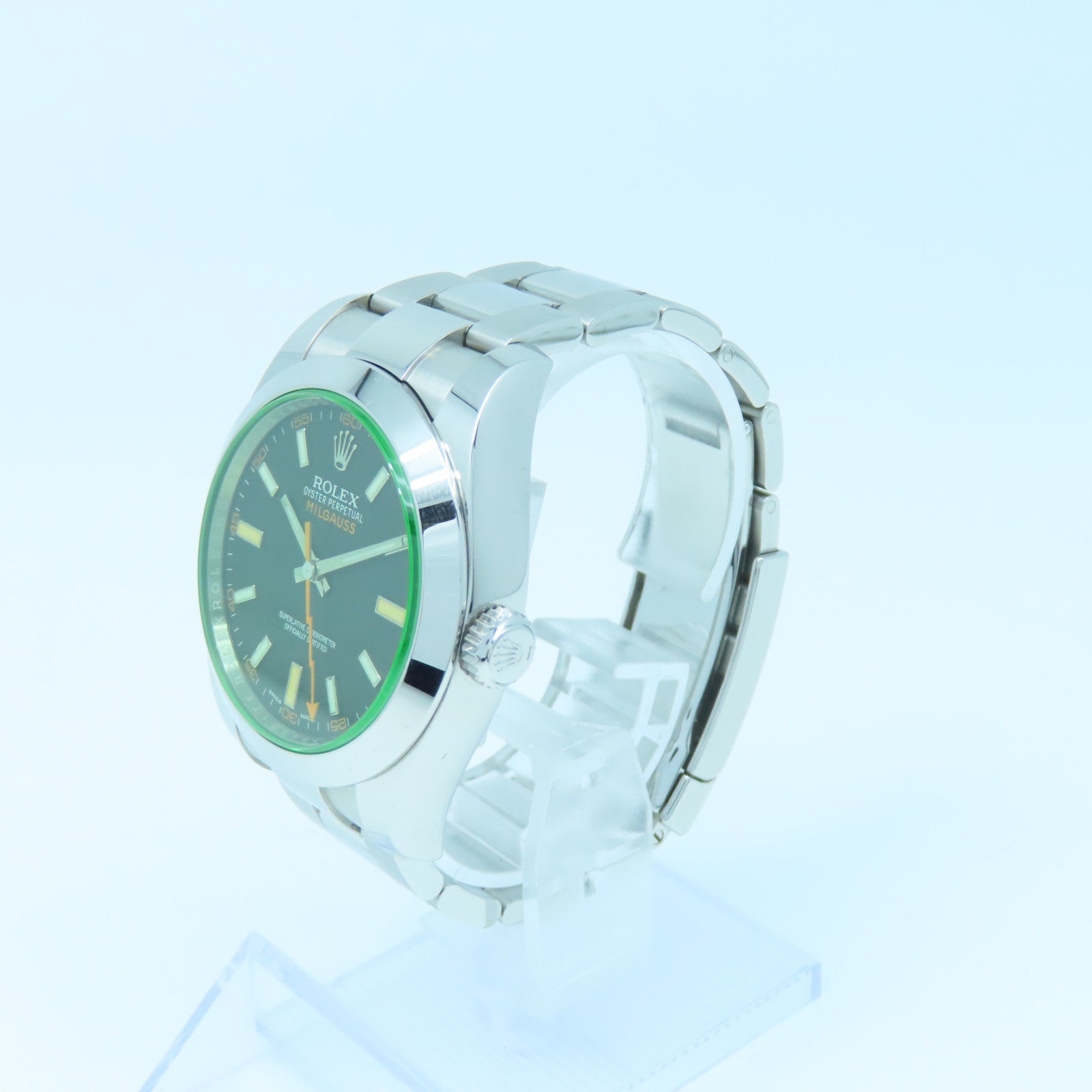 ROLEX Milgauss(2018)不鏽鋼手錶自動機芯綠色