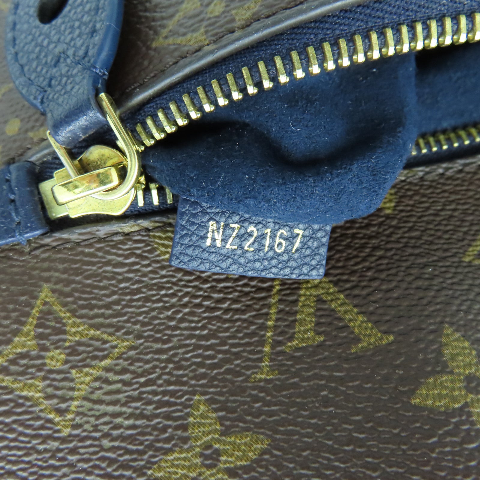 LOUIS VUITTON Monogram Popincourt MM金扣手挽肩背兩用袋啡色/藍色