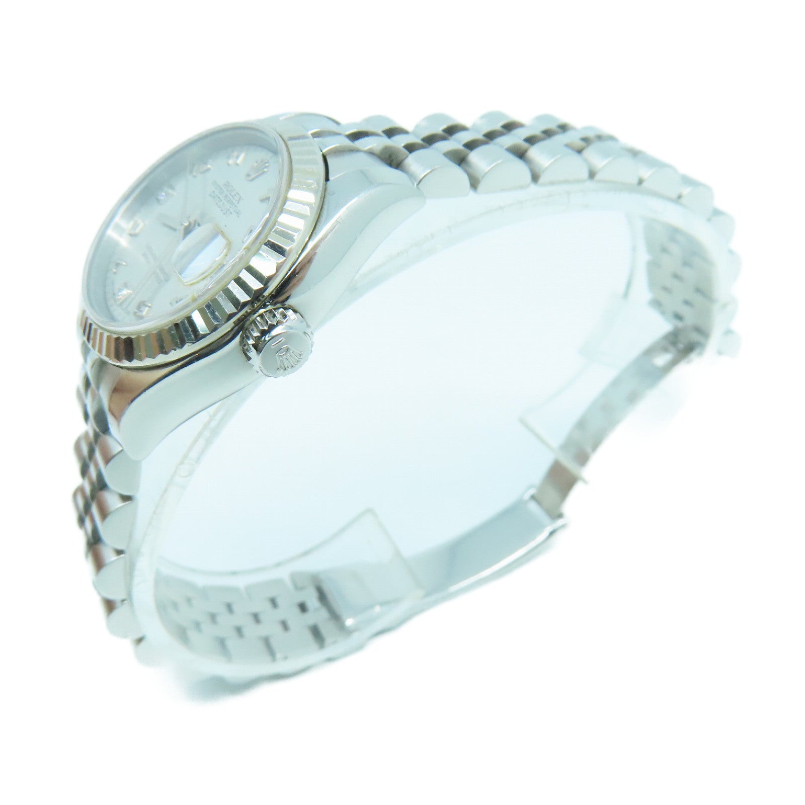 ROLEX 18K白金Datejust 2005不锈钢手表自动机芯灰色