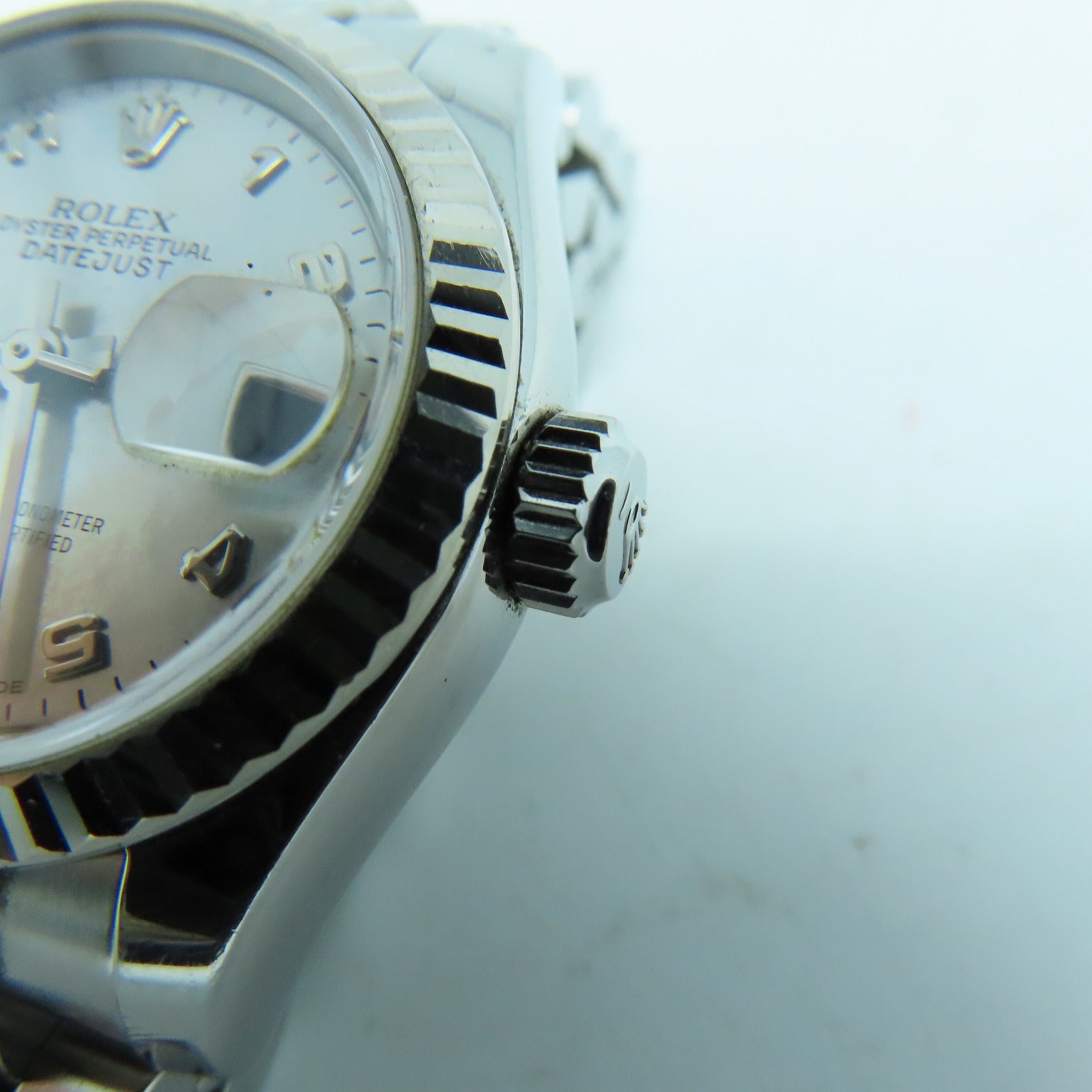 ROLEX 18K白金Datejust 2005不锈钢手表自动机芯灰色
