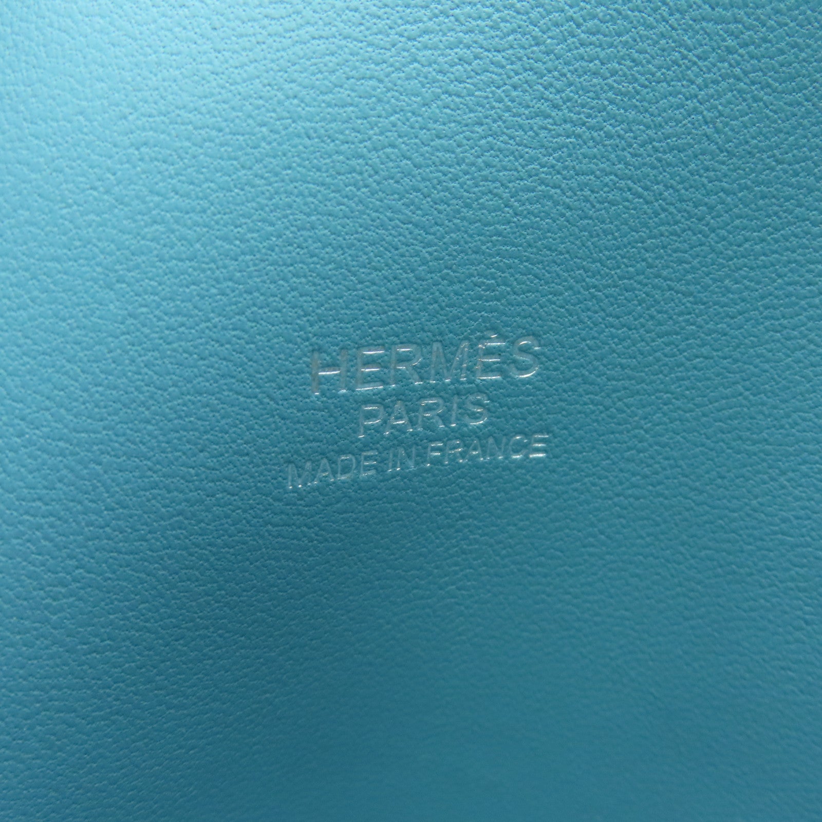 HERMES Clemence皮革Bolide 31銀扣手挽肩背兩用袋Blue Atoll淺藍色