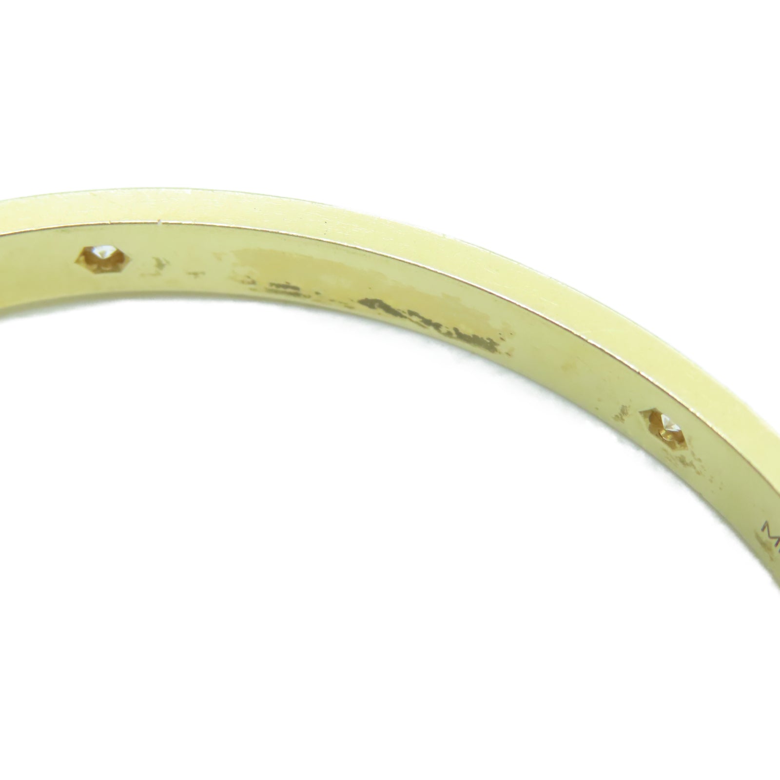 CARTIER 18K黃金Love Bracelet鑽石手環