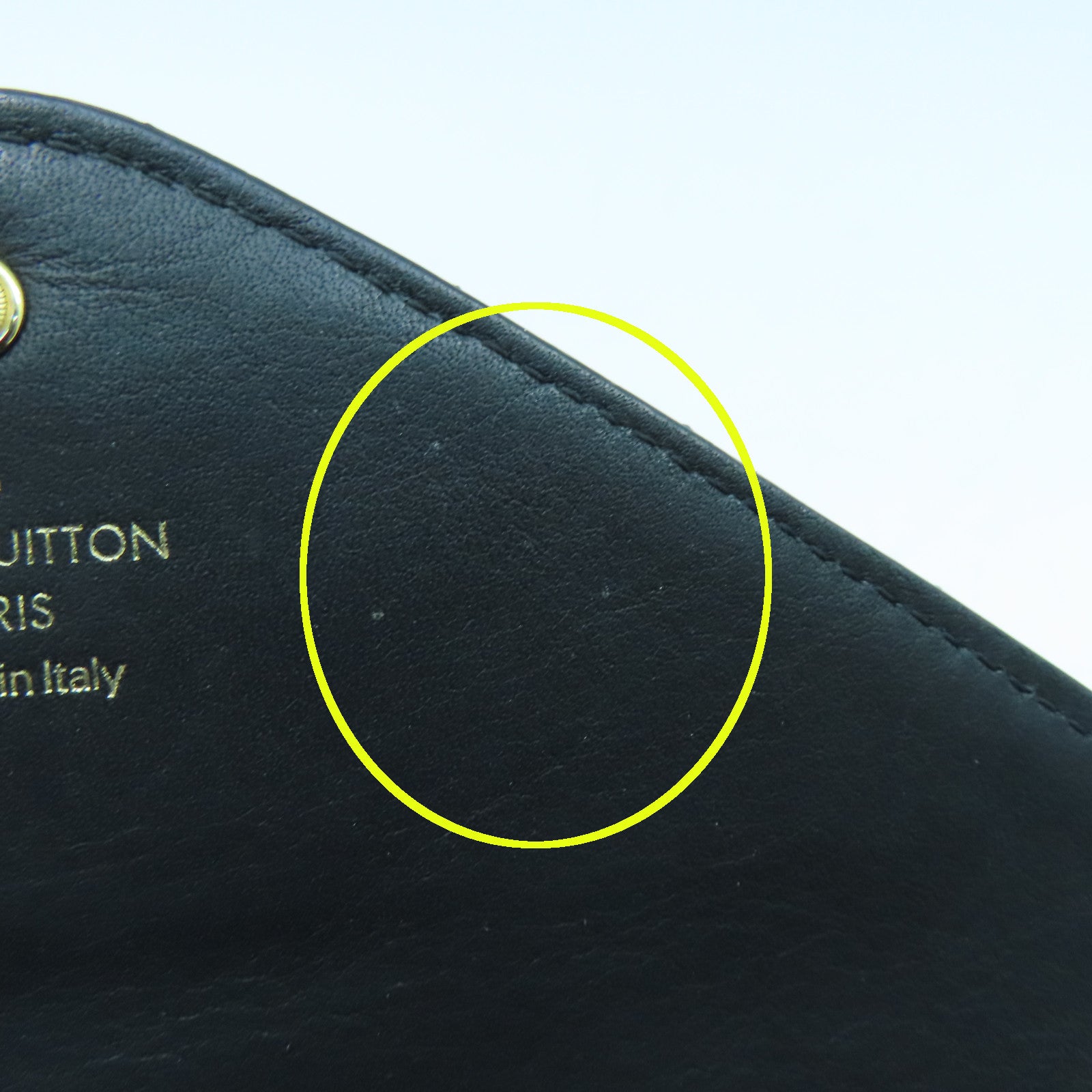 LOUIS VUITTON 牛皮皮革New Wave Long Wallet金扣長錢包黑色