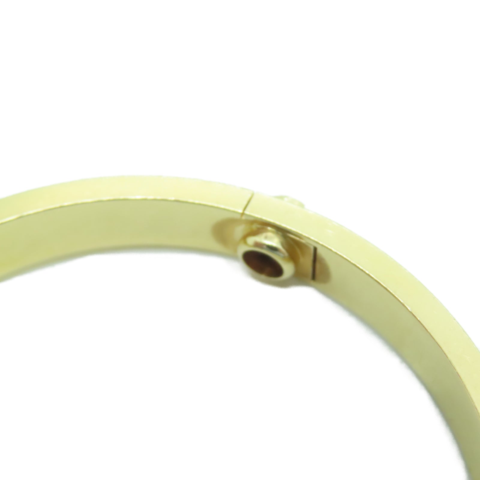 CARTIER 18K黃金Love Bracelet鑽石手環