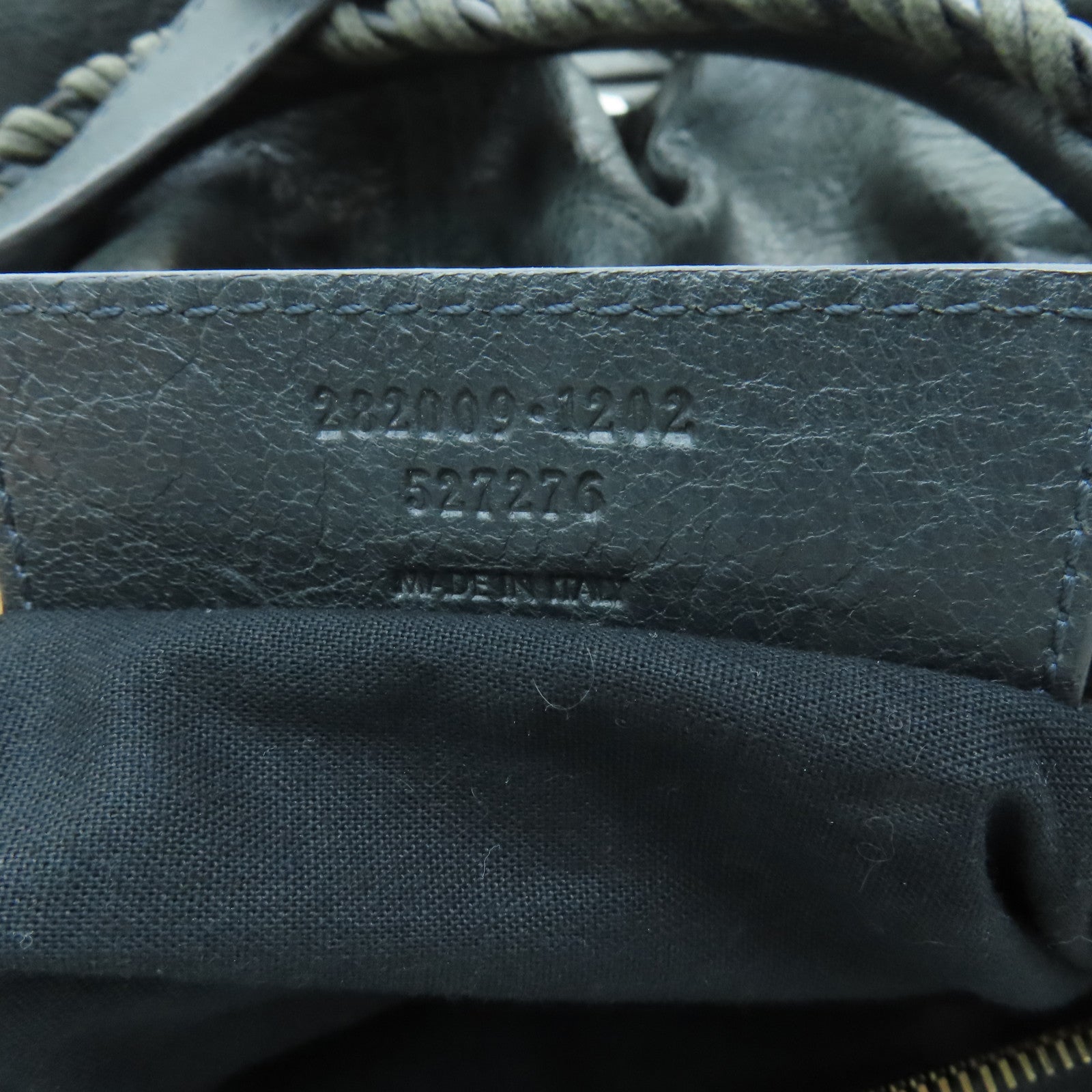 BALENCIAGA 牛皮皮革2 Way Shoulder金扣手挽肩背两用袋灰色