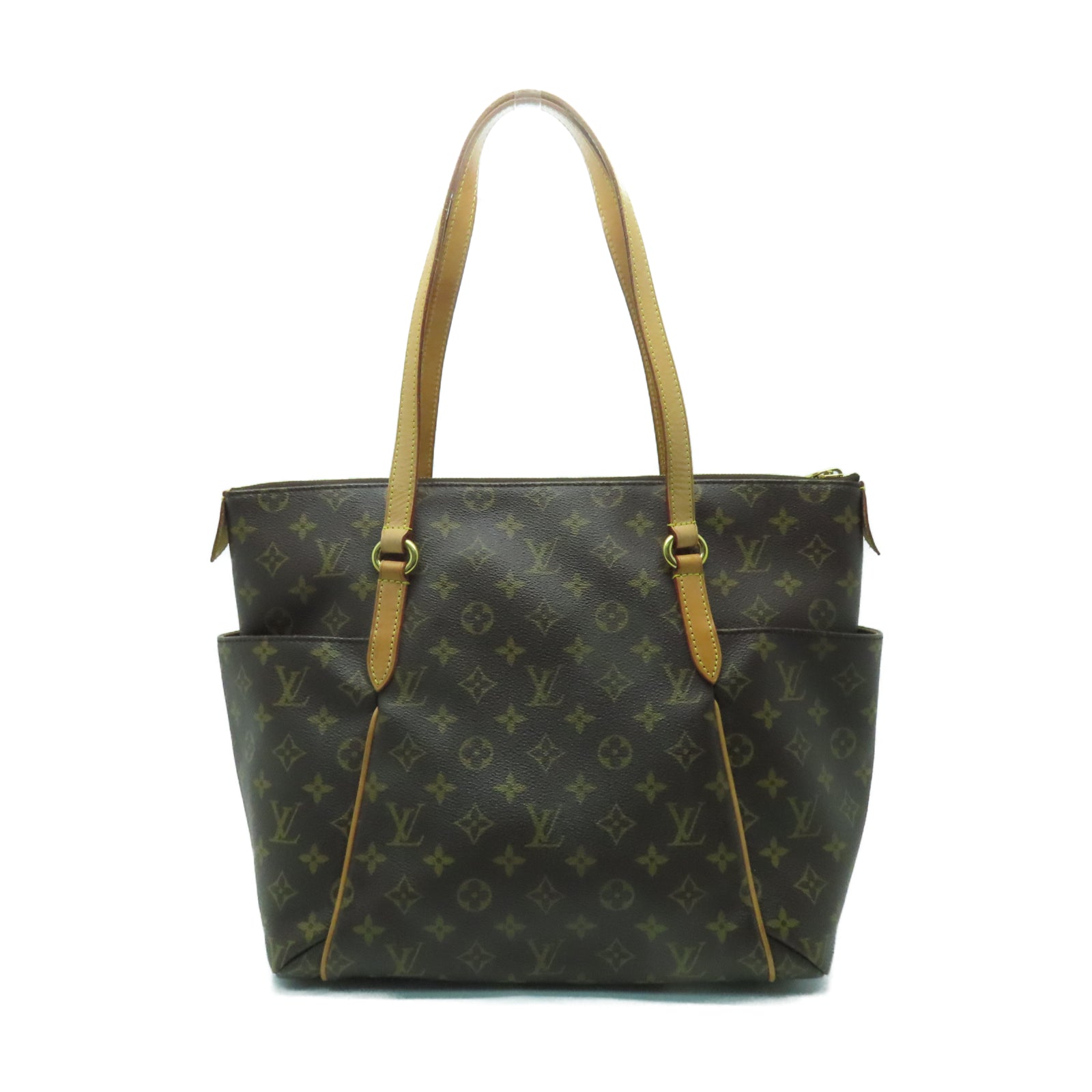 LOUIS VUITTON Monogram Totally MM金扣肩背袋啡色
