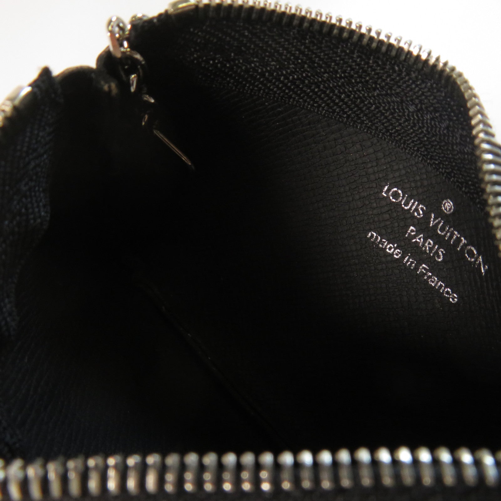 LOUIS VUITTON Damier Graphite Key Pouch銀扣鎖匙包黑色