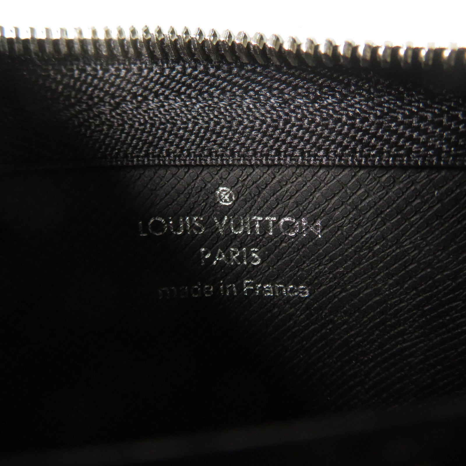 LOUIS VUITTON Damier Graphite Key Pouch銀扣鎖匙包黑色