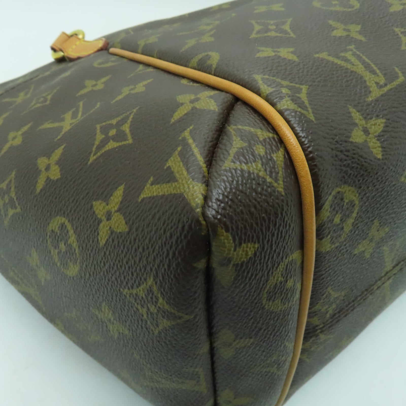 LOUIS VUITTON Monogram Totally MM金扣肩背袋啡色