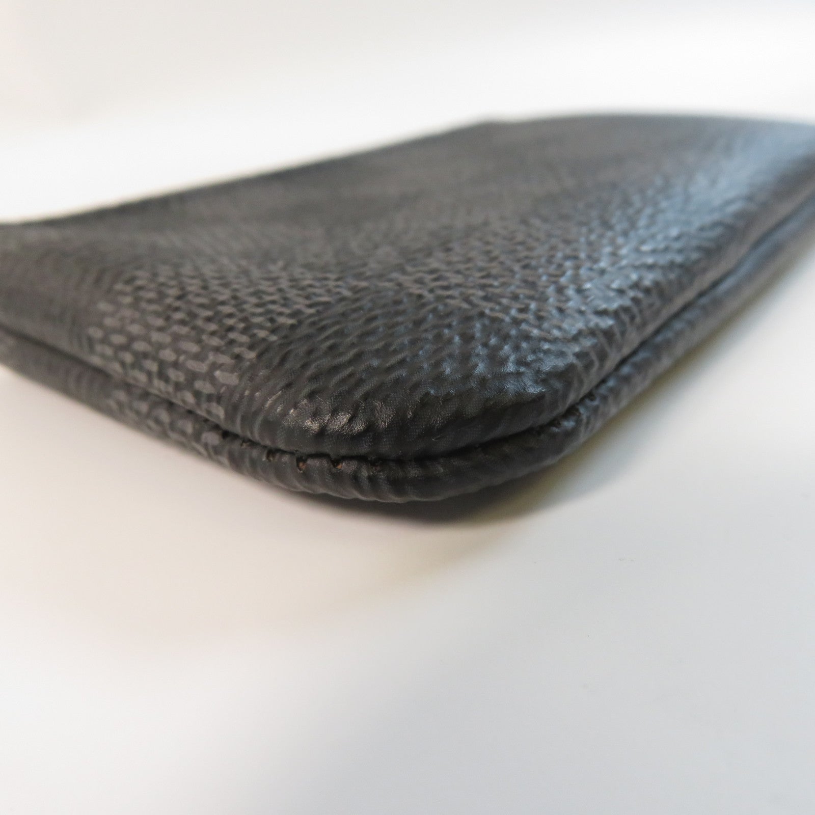 LOUIS VUITTON Damier Graphite Key Pouch銀扣鎖匙包黑色
