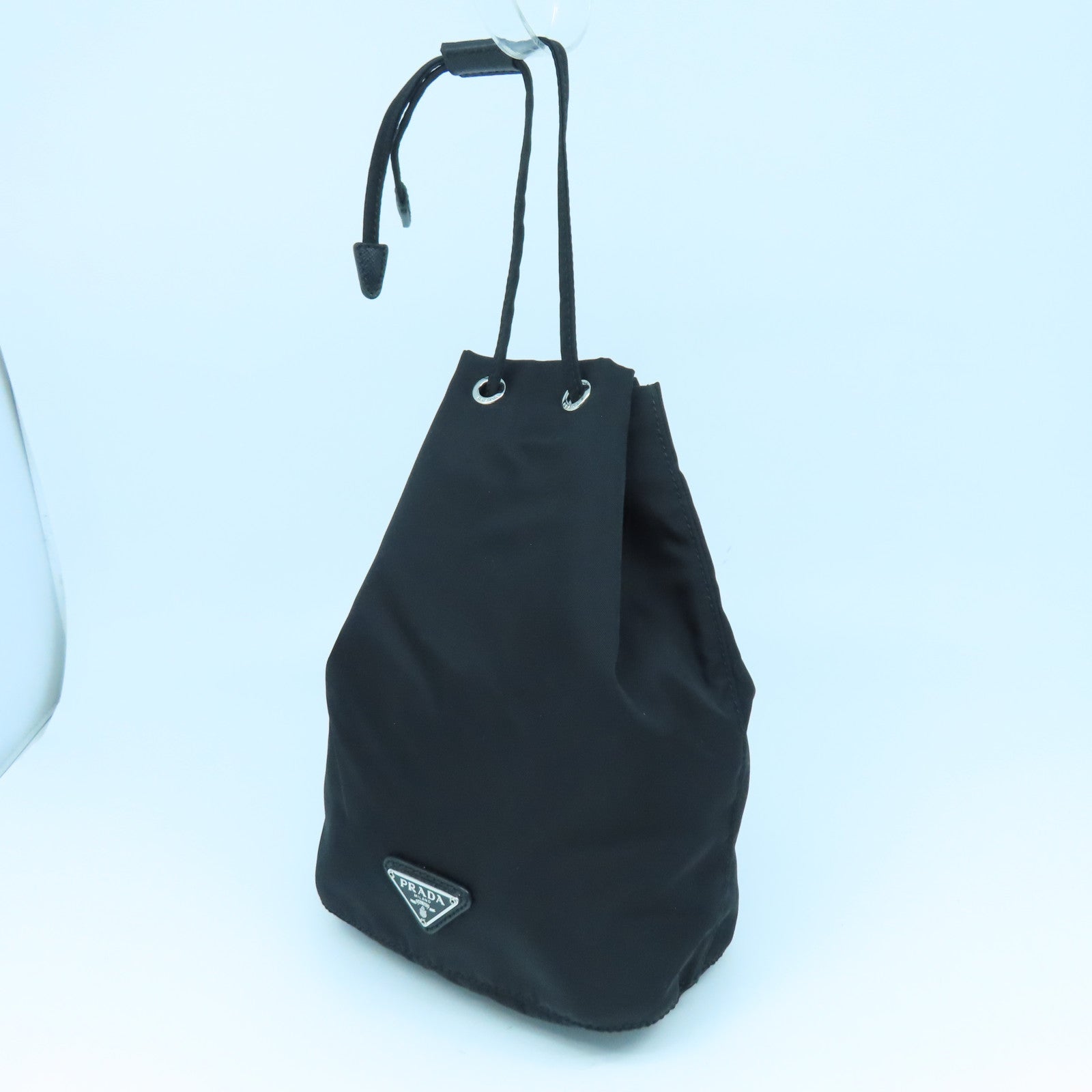 極美品✨PRADA NYLON SILVER HAND BAG archive PRADA Nylon Handbag