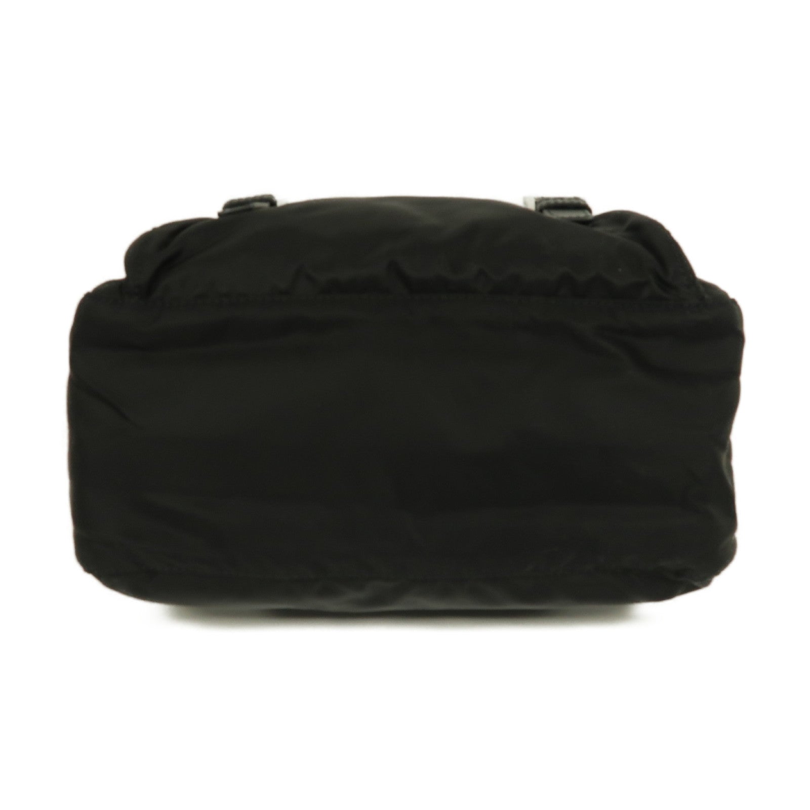 PRADA 尼龍Re-Nylon Shoulder Bag銀扣肩背袋黒色