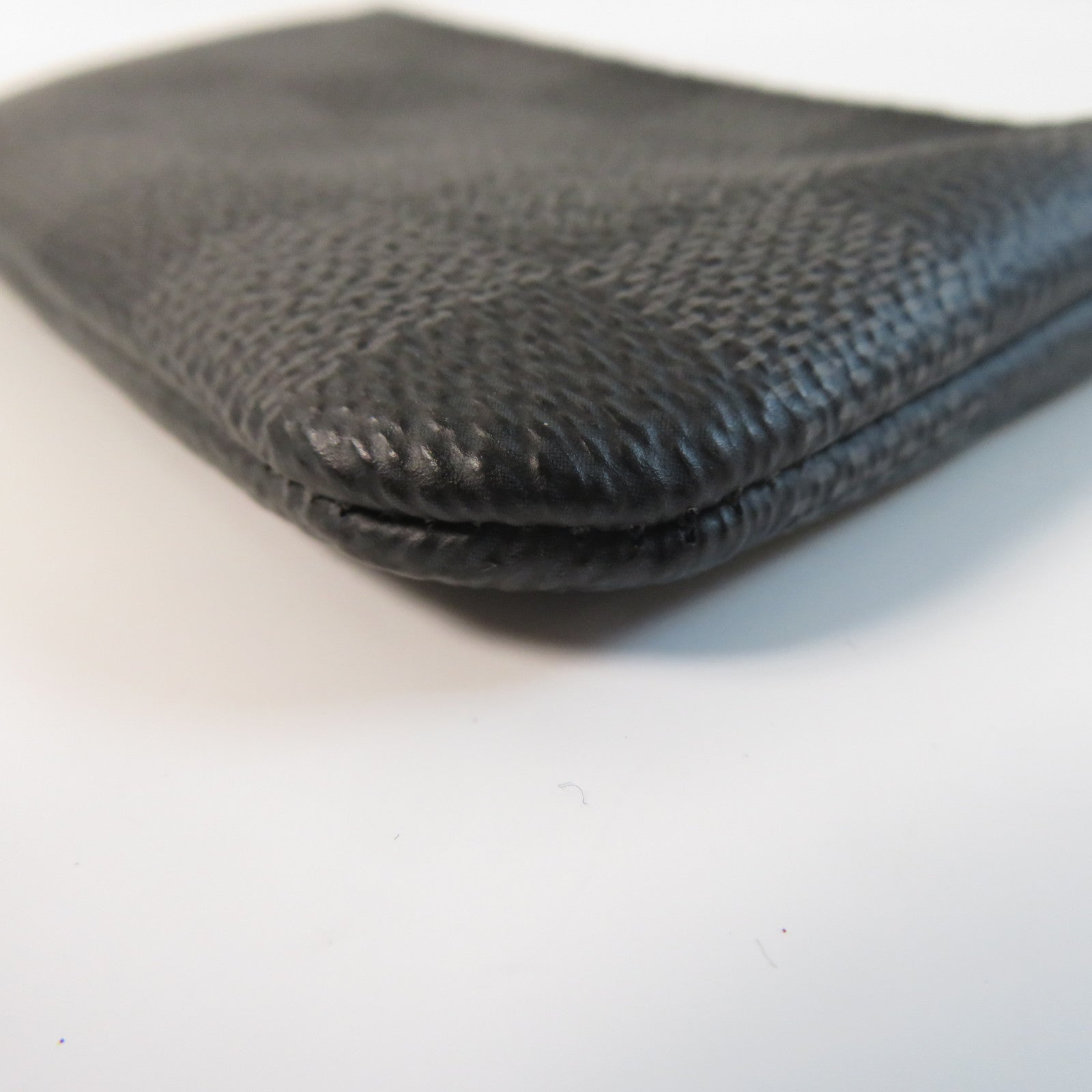 LOUIS VUITTON Damier Graphite Key Pouch銀扣鎖匙包黑色