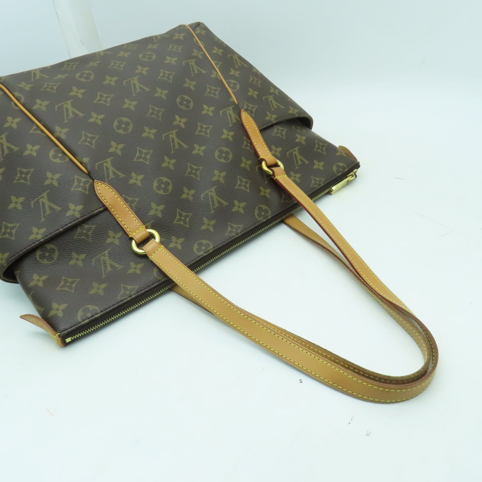 LOUIS VUITTON Monogram Totally MM金扣肩背袋啡色