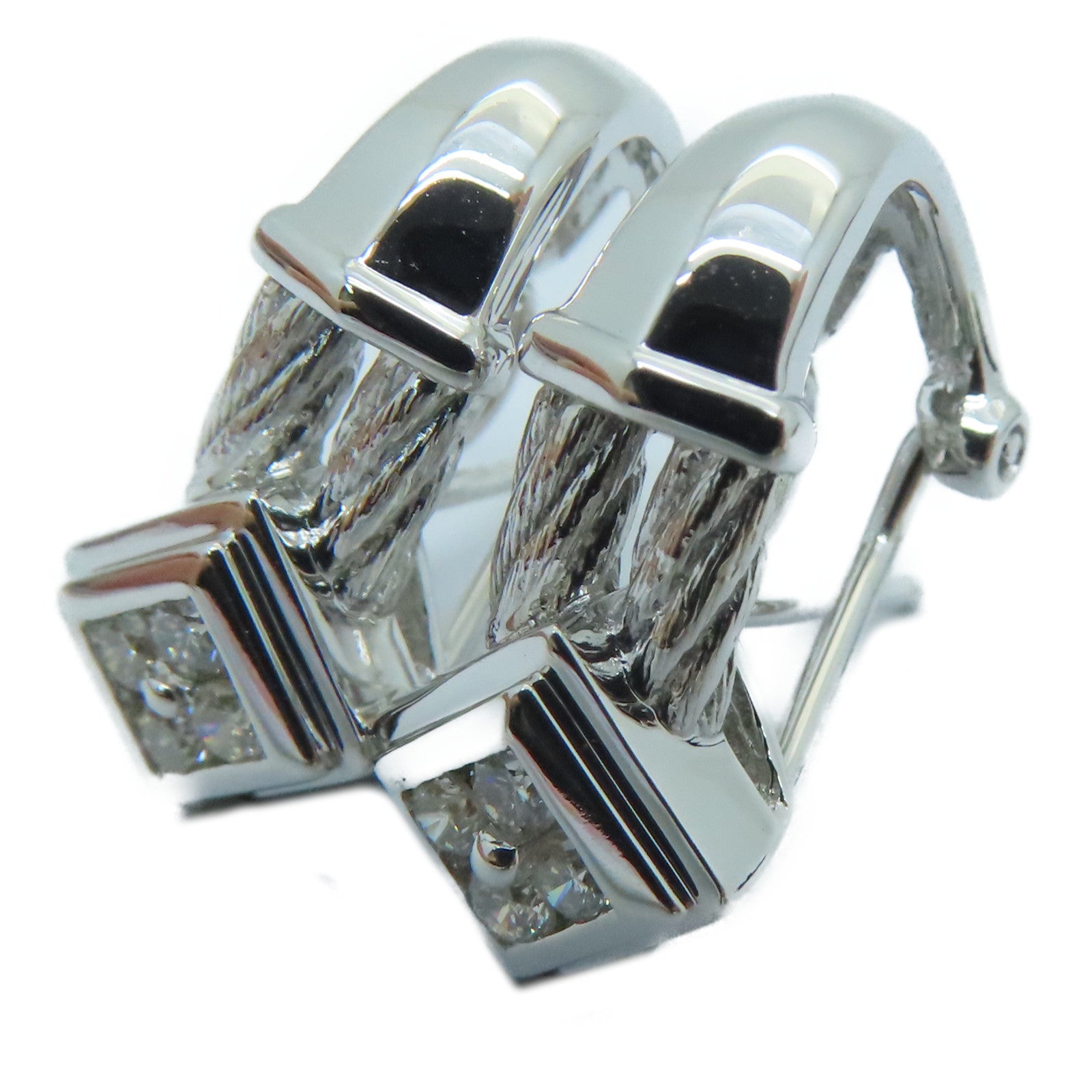 JEWELRY 【激減優惠】18K白金Diamond Earrings鑽石耳環