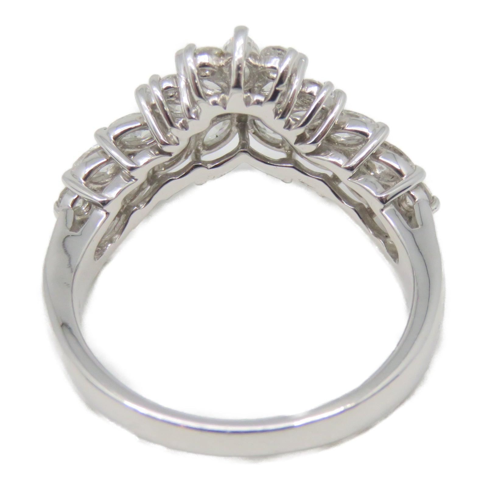 JEWELRY PT900白金Diamond Ring 1.0ct钻石戒指US#5