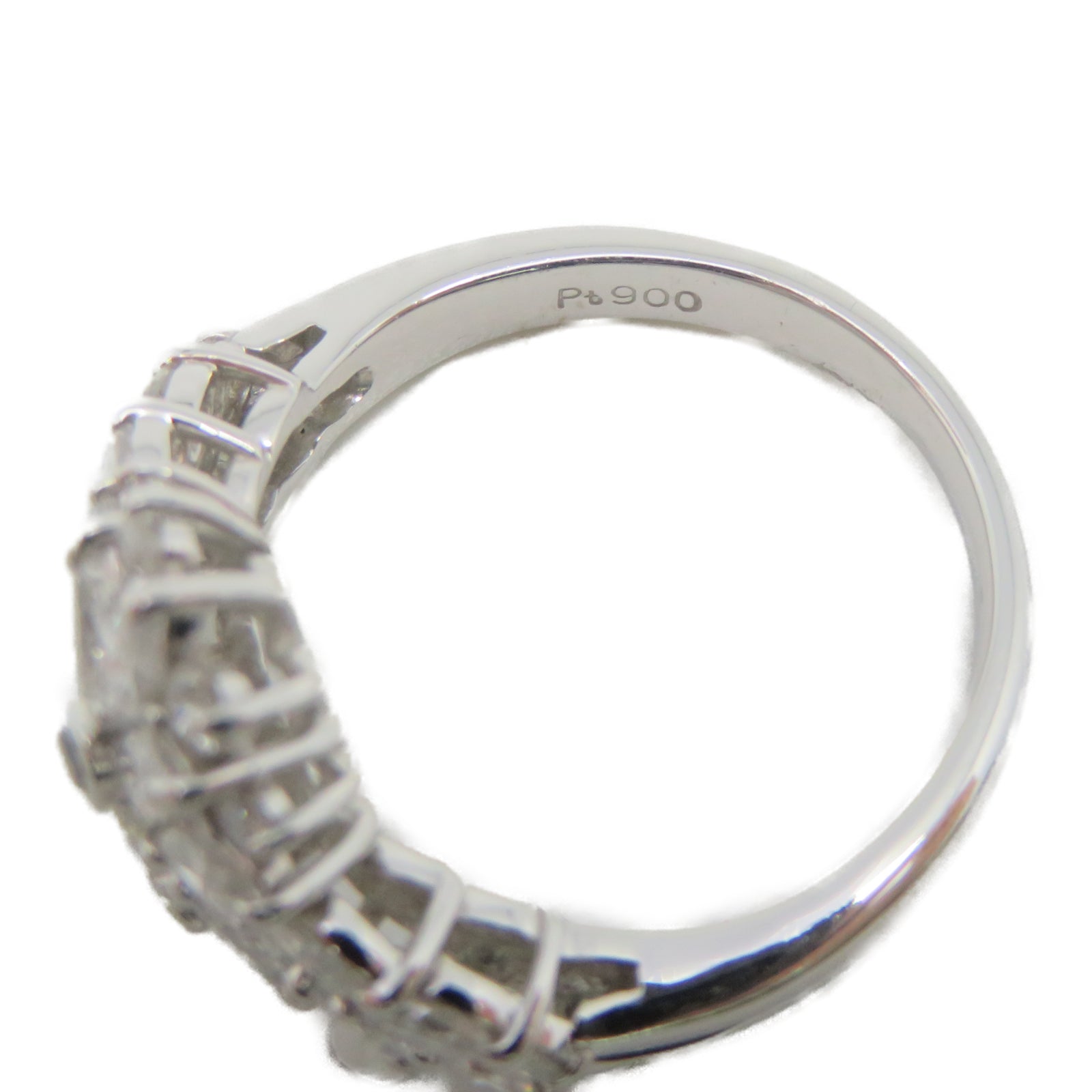 JEWELRY PT900白金Diamond Ring 1.0ct钻石戒指US#5