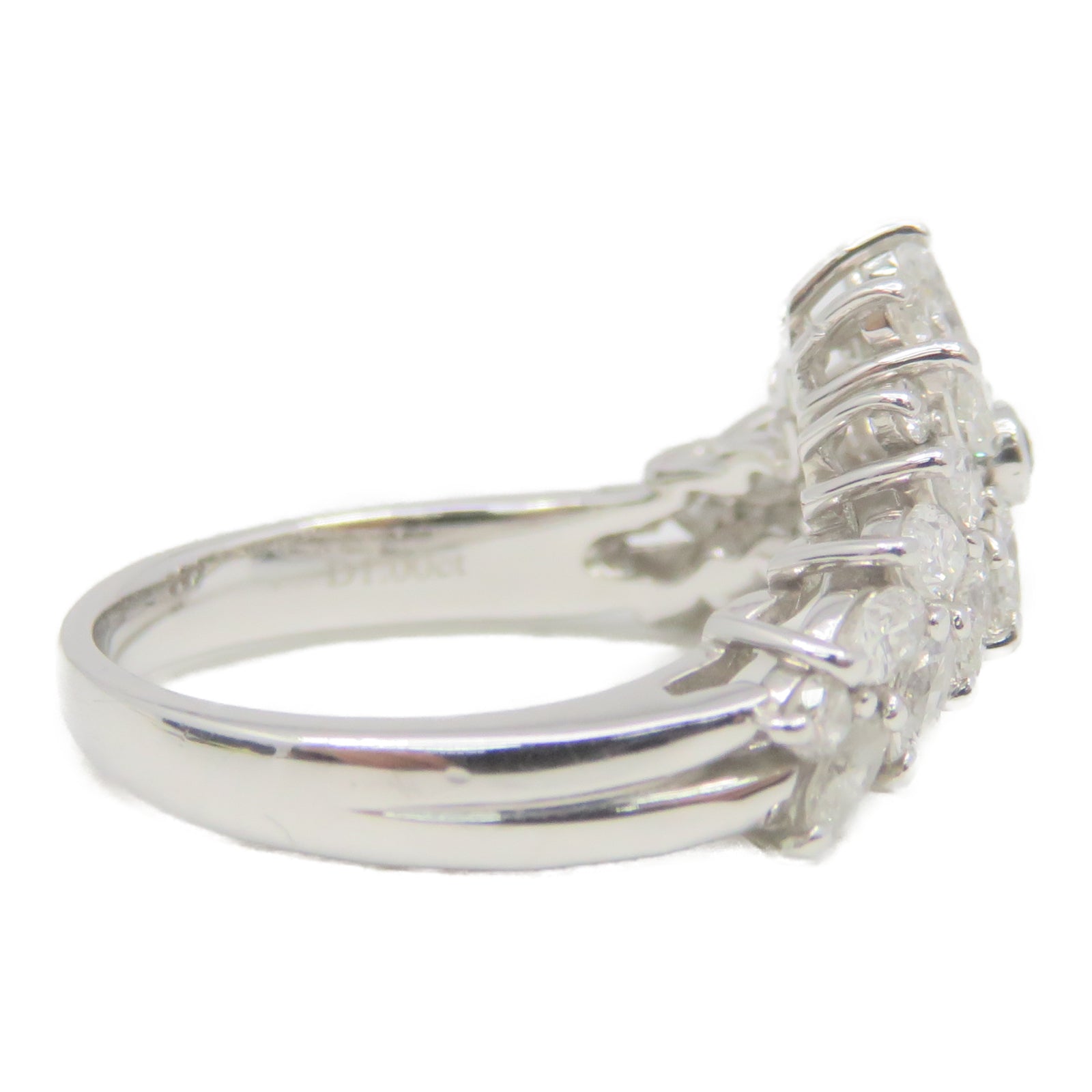 JEWELRY PT900白金Diamond Ring 1.0ct钻石戒指US#5