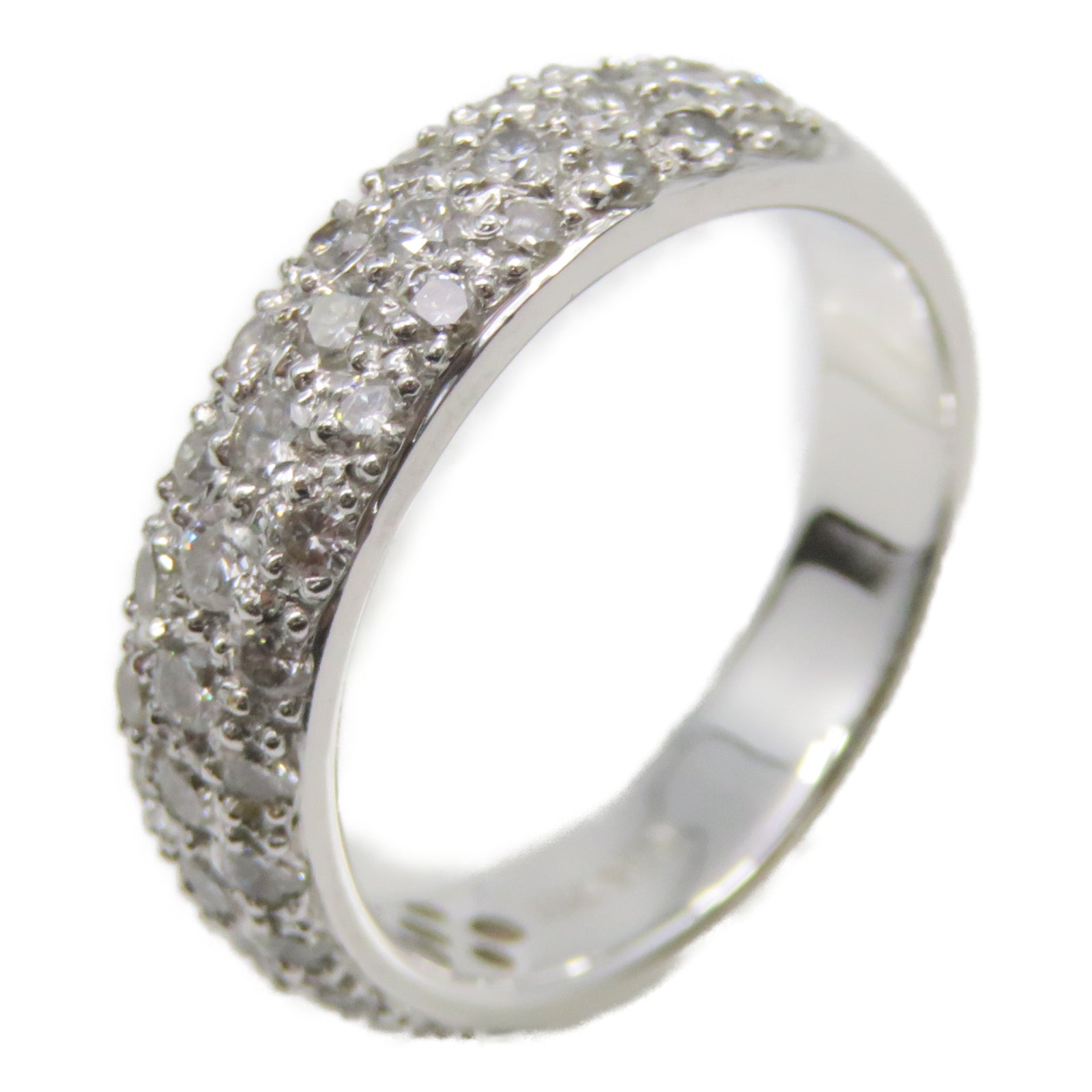 JEWELRY 18白金Diamond Ring鑽石戒指US#10