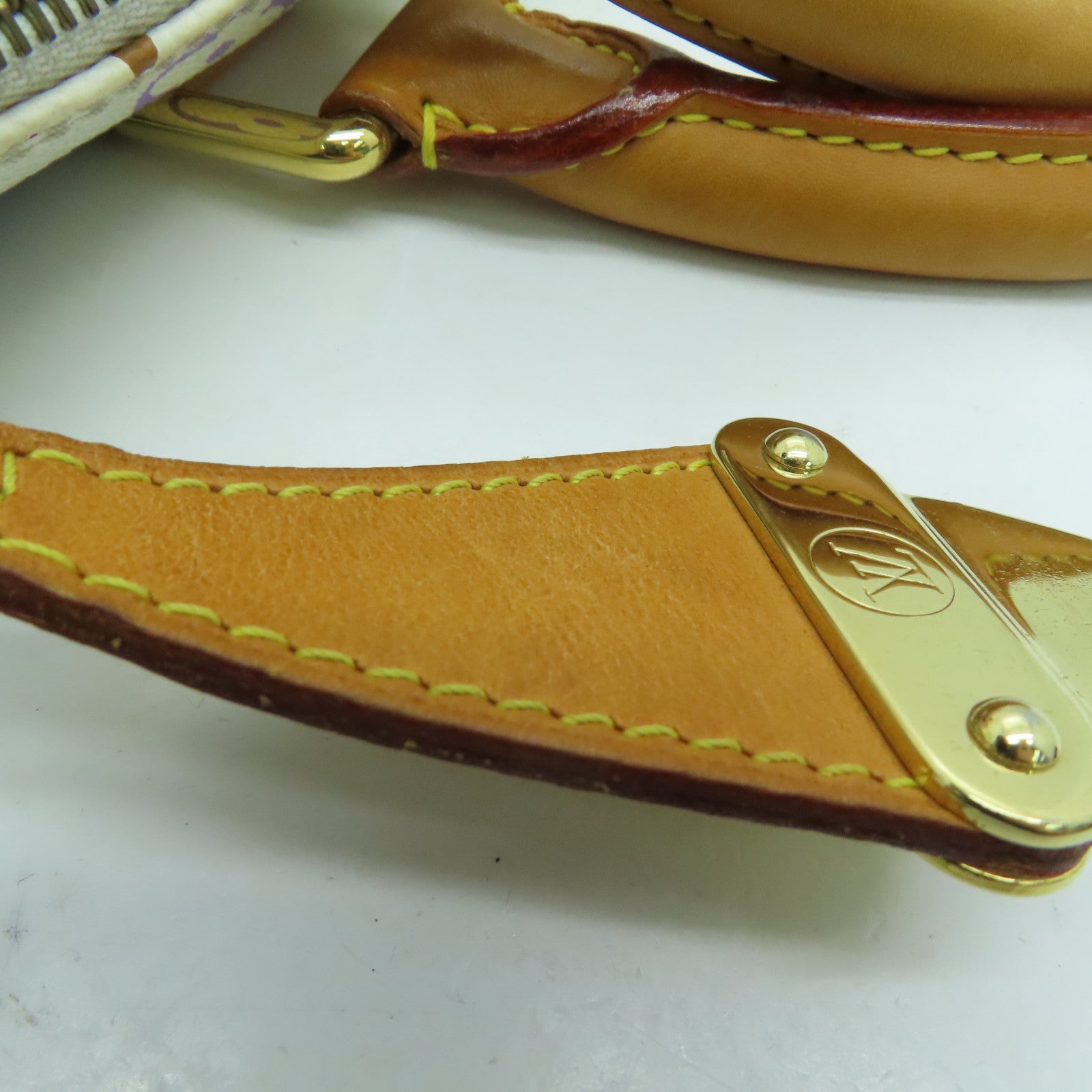 LOUIS VUITTON 【激減優惠】Monogram Multicolore Speedy 30金扣手挽袋白色彩色