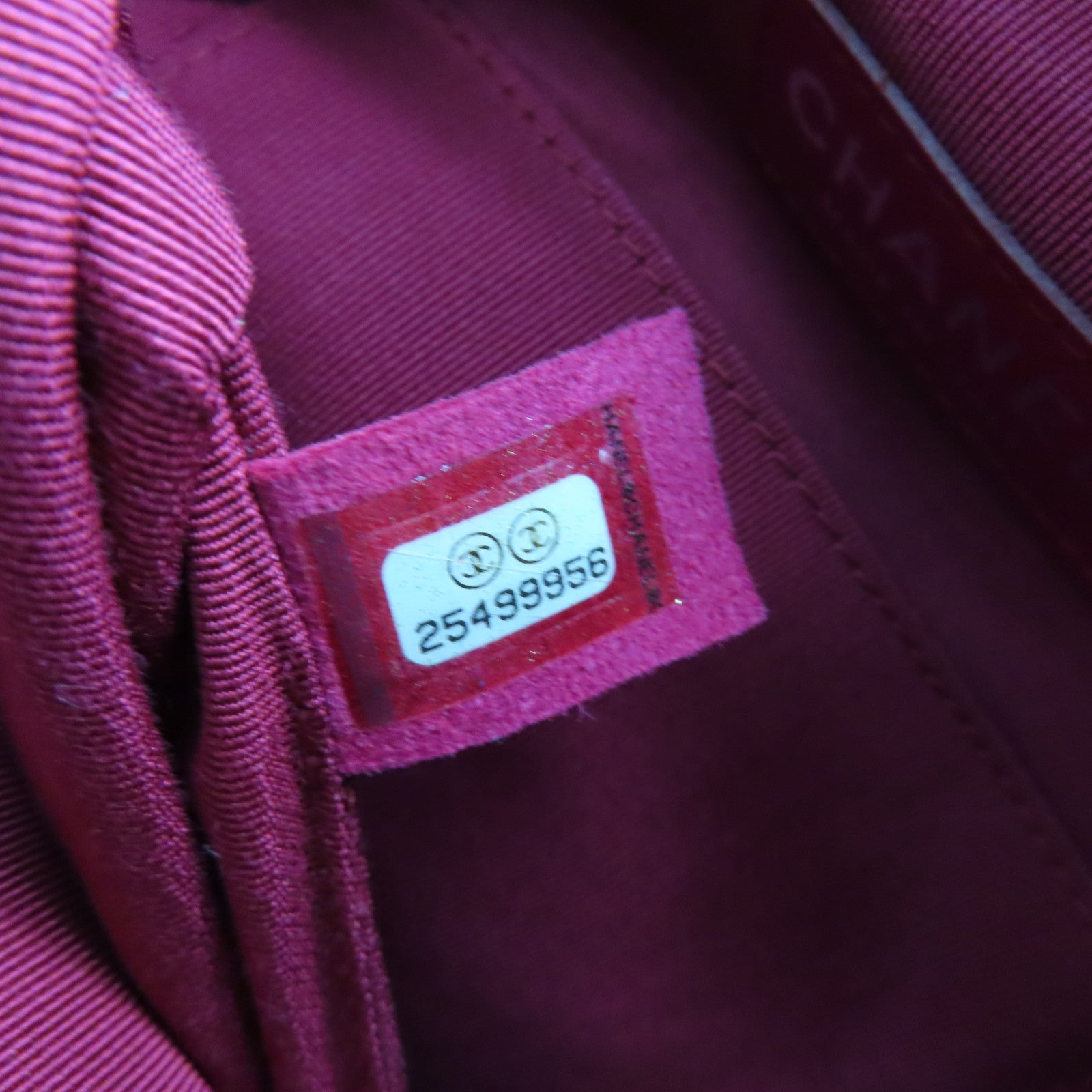 CHANEL rhombic cowhide leather Gabrielle Backpack gold and silver buckle chain belt backpack red