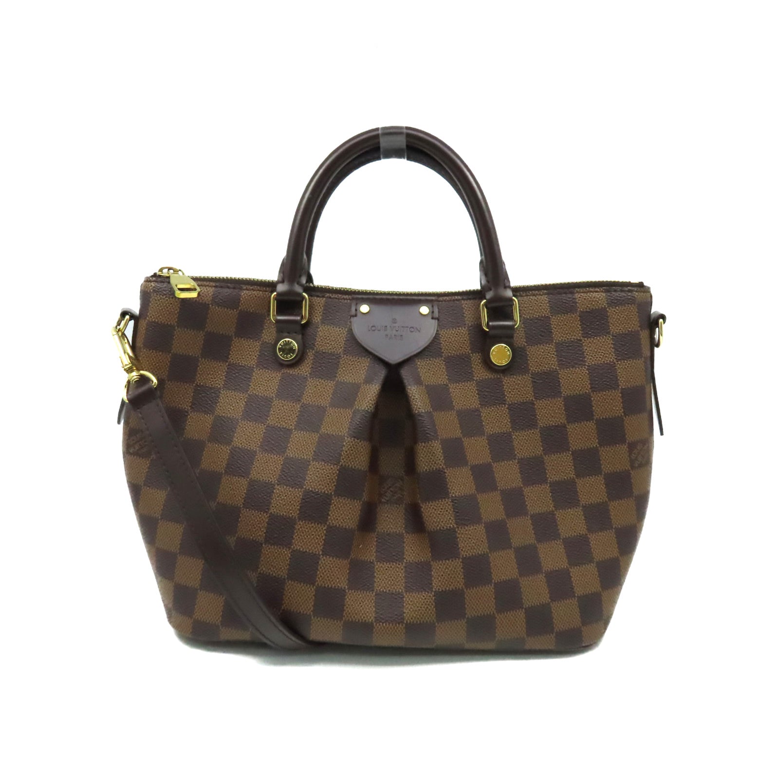 LOUIS VUITTON Damier Siena PM 2Way Shoulder Bag手挽肩背兩用袋啡色