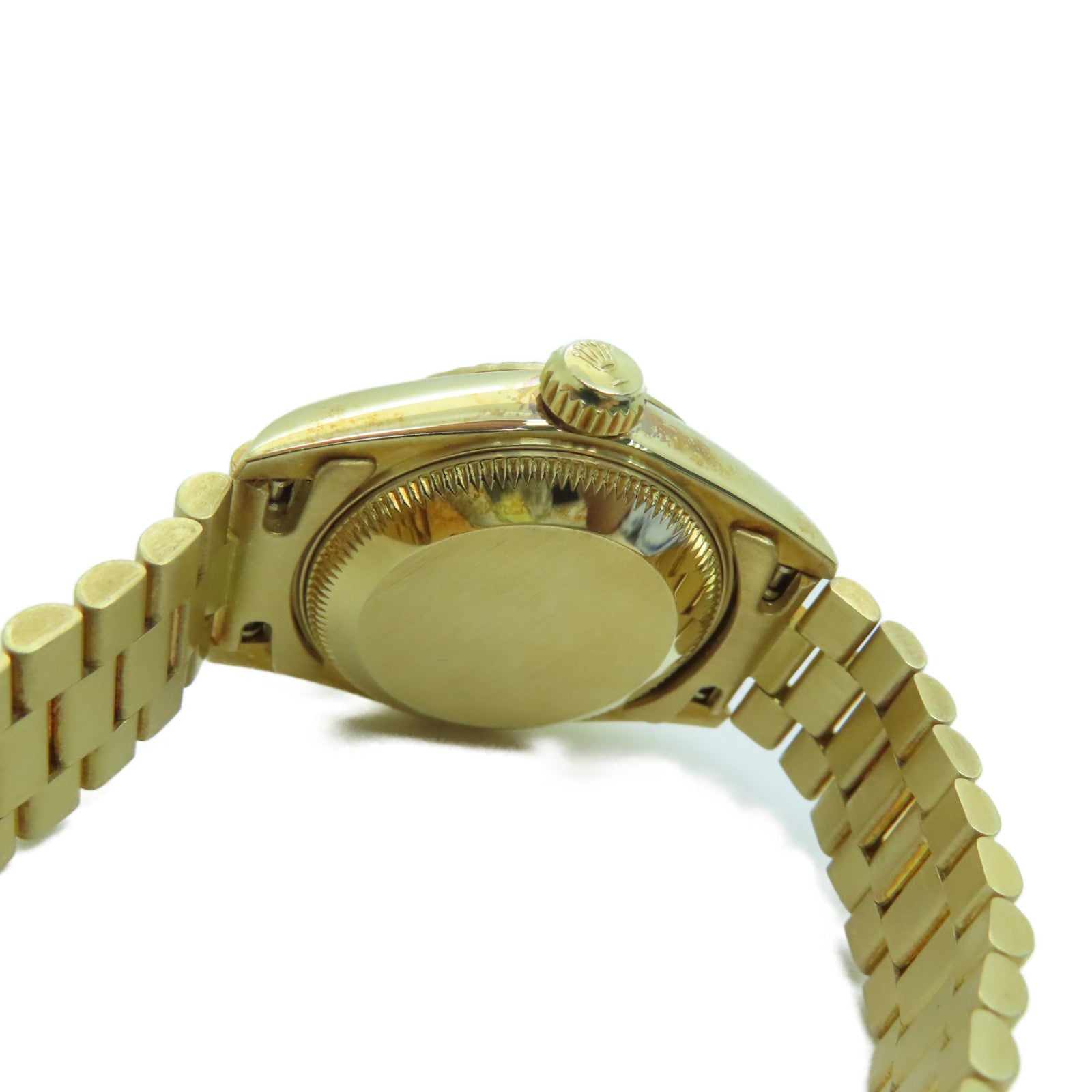 ROLEX Datejust 18K黃金/不鏽鋼手錶自動機芯金色