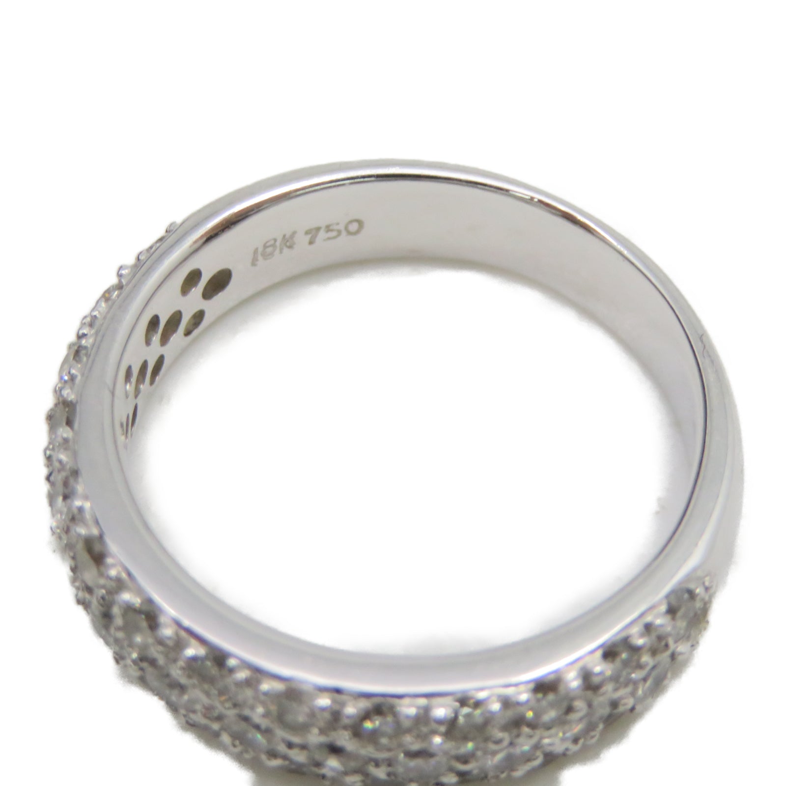 JEWELRY 18白金Diamond Ring鑽石戒指US#10