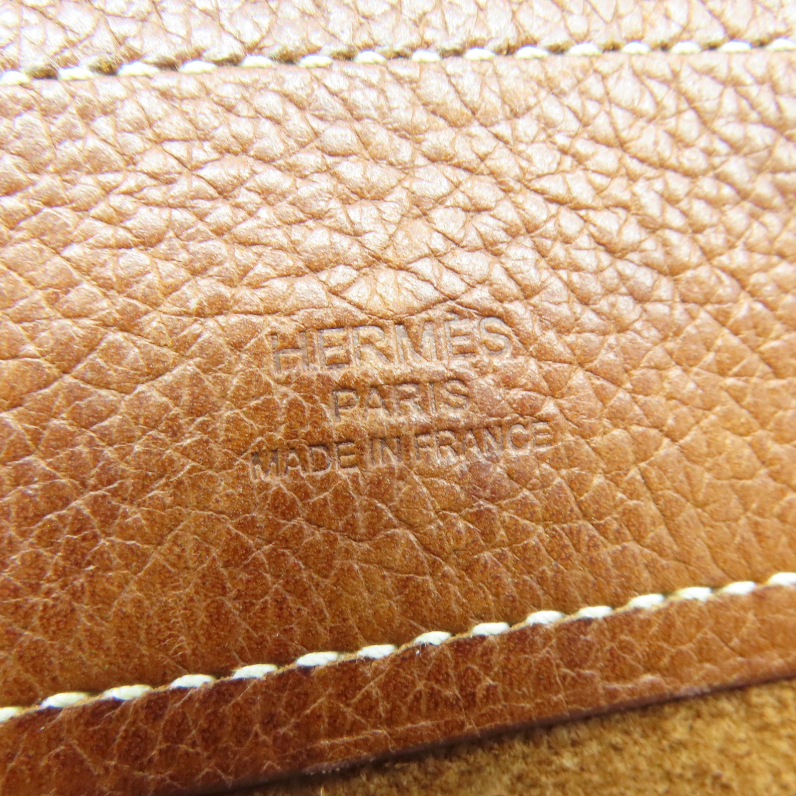 HERMES Barenia Faubourg皮革Aline Mini銀扣肩背袋啡色